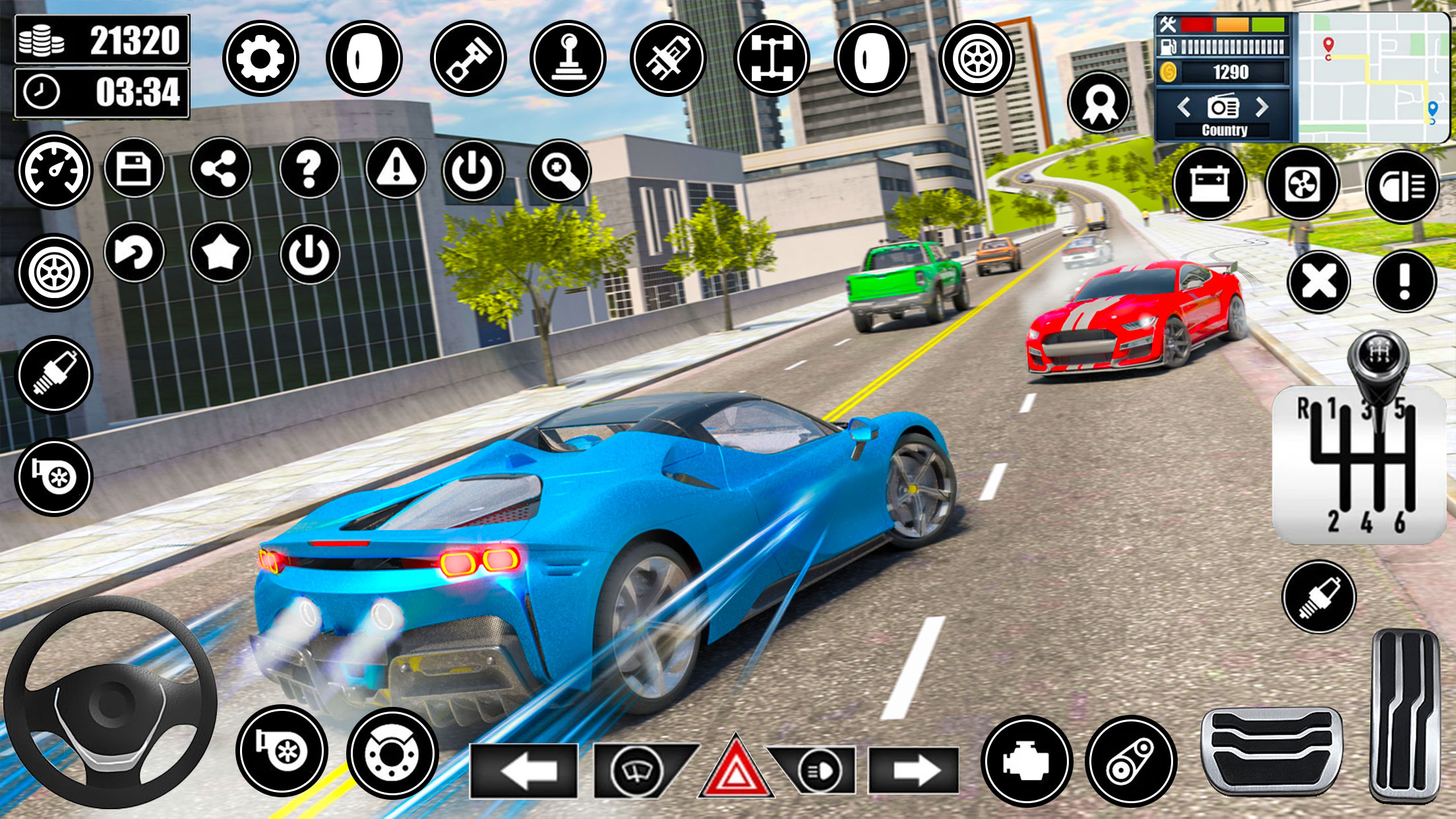 اسکرین شات 4 بازی Real Car Driving School 2023