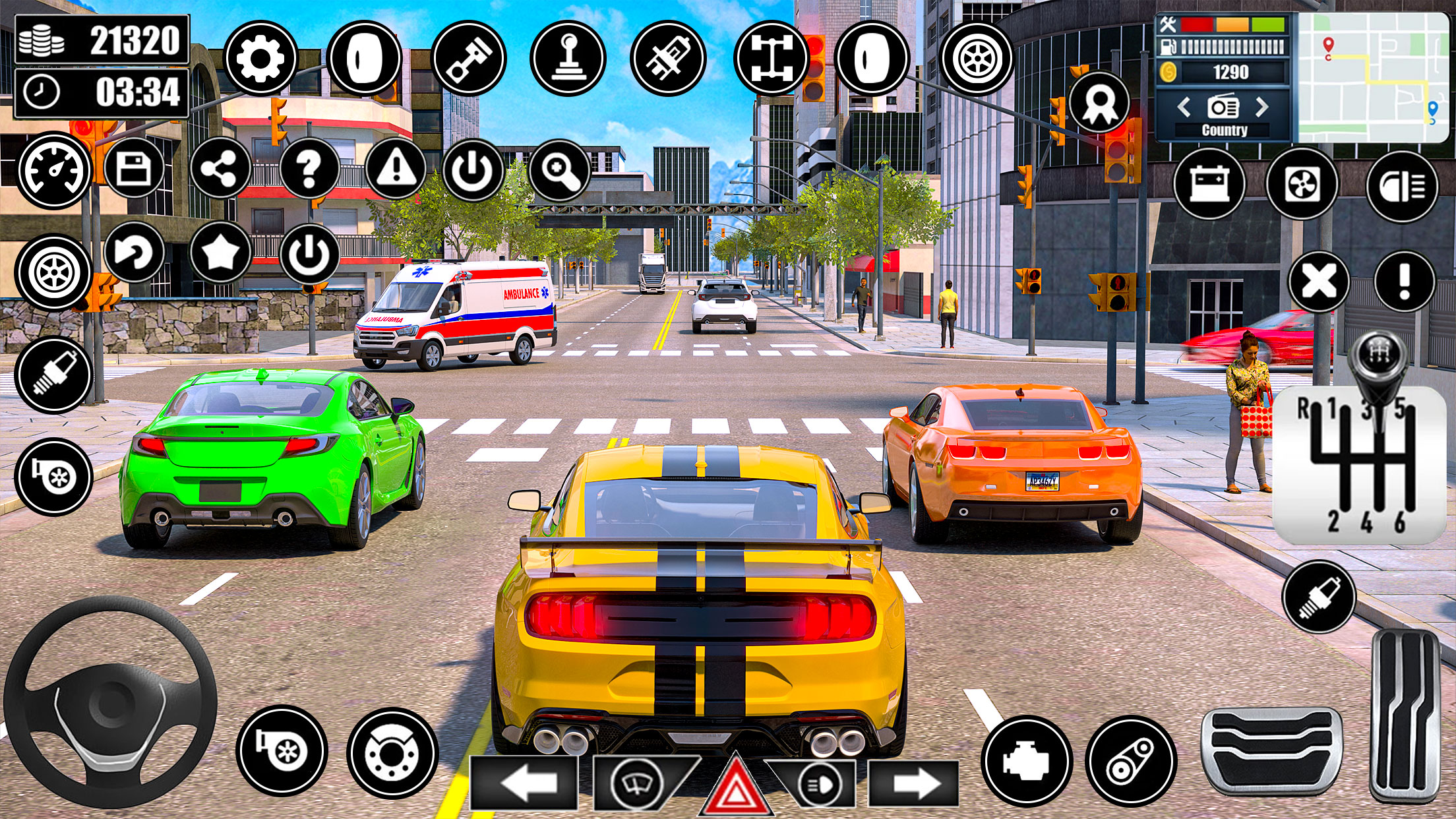 اسکرین شات 2 بازی Real Car Driving School 2023