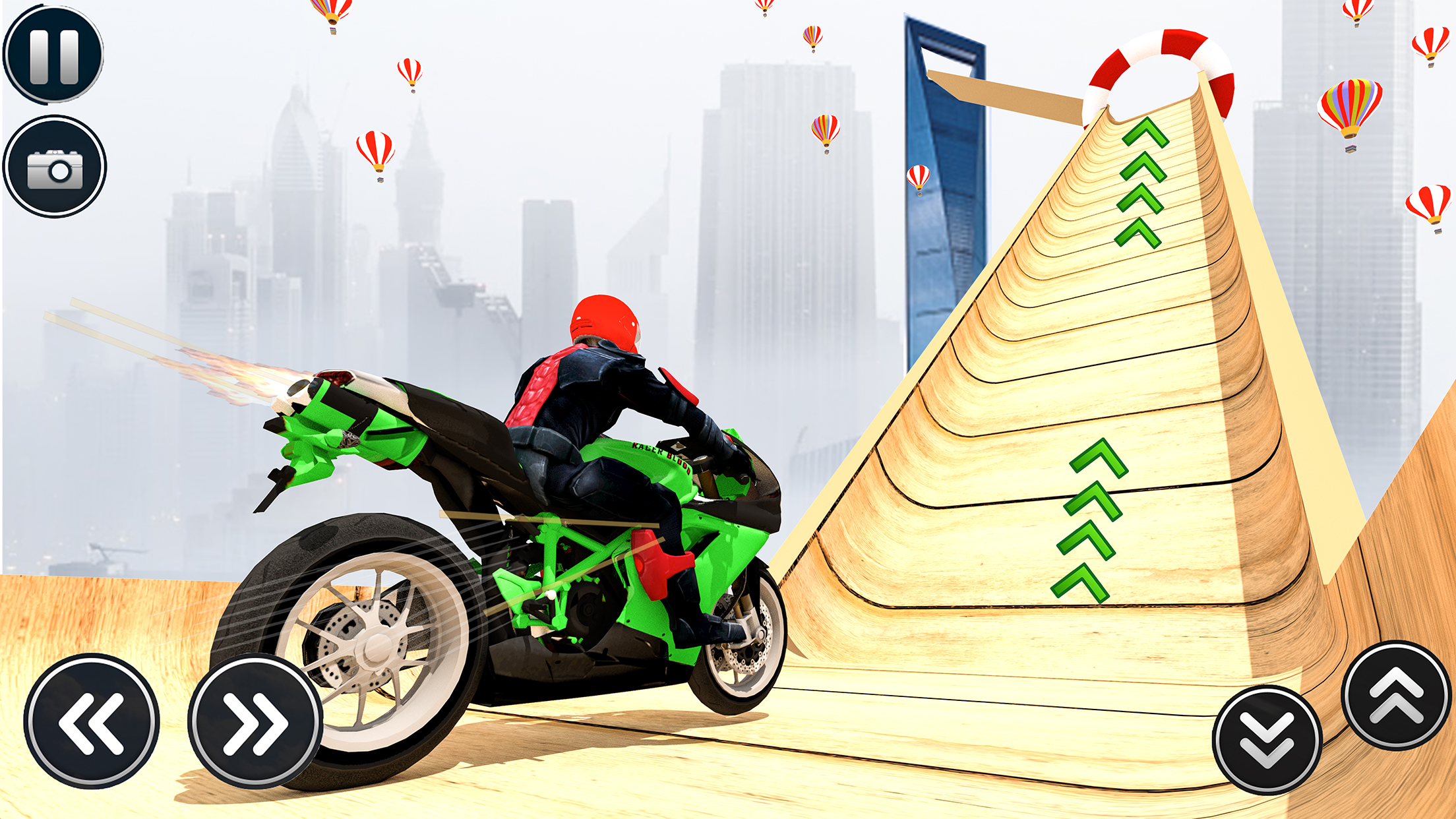 اسکرین شات 1 بازی Impossible Bike Danger Racing