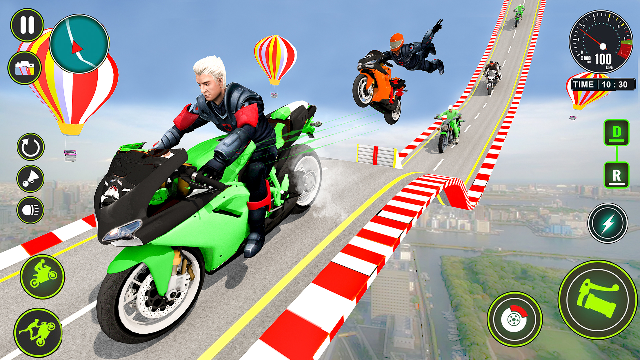 اسکرین شات 4 بازی Impossible Bike Danger Racing