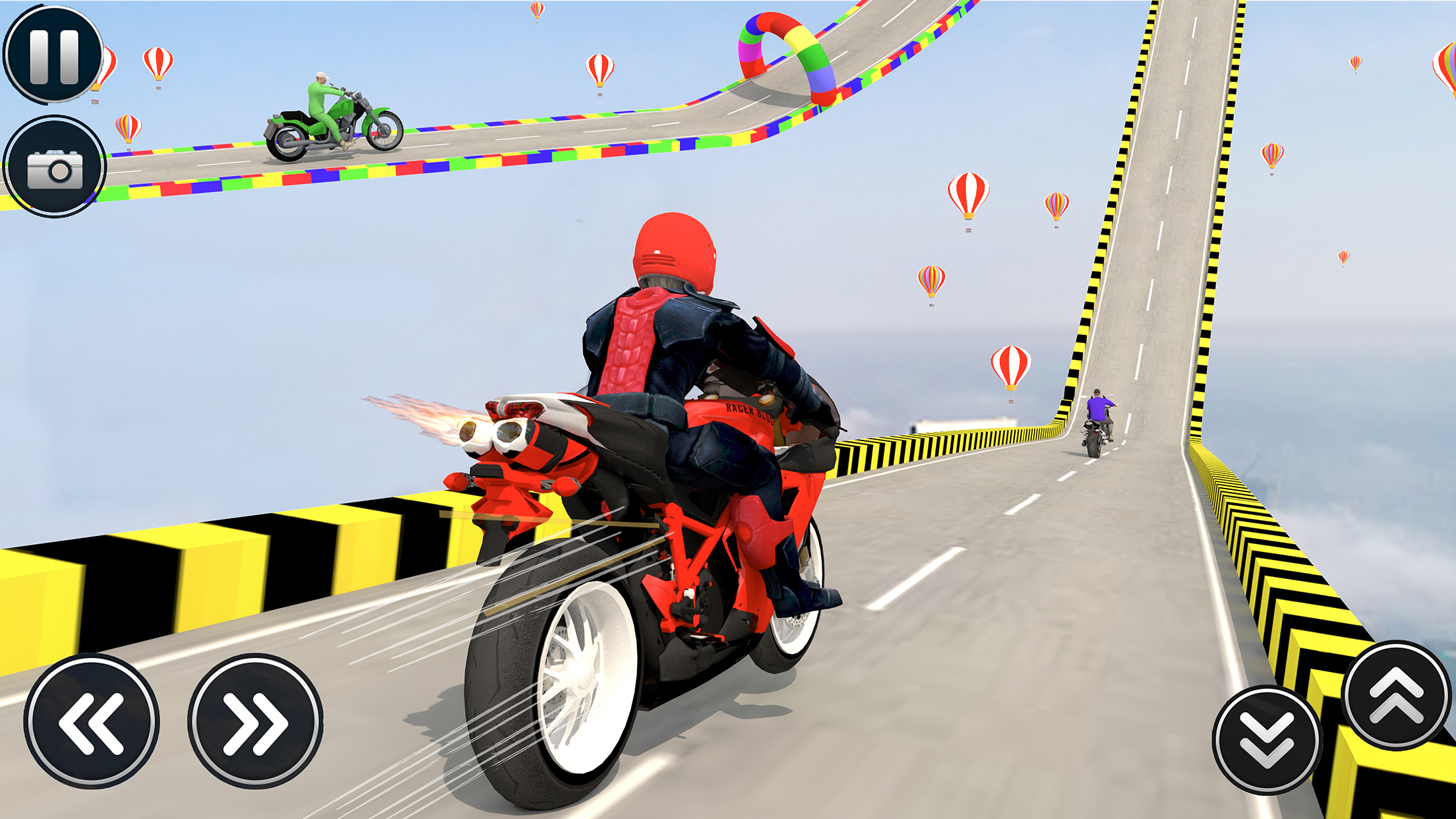 اسکرین شات 2 بازی Impossible Bike Danger Racing