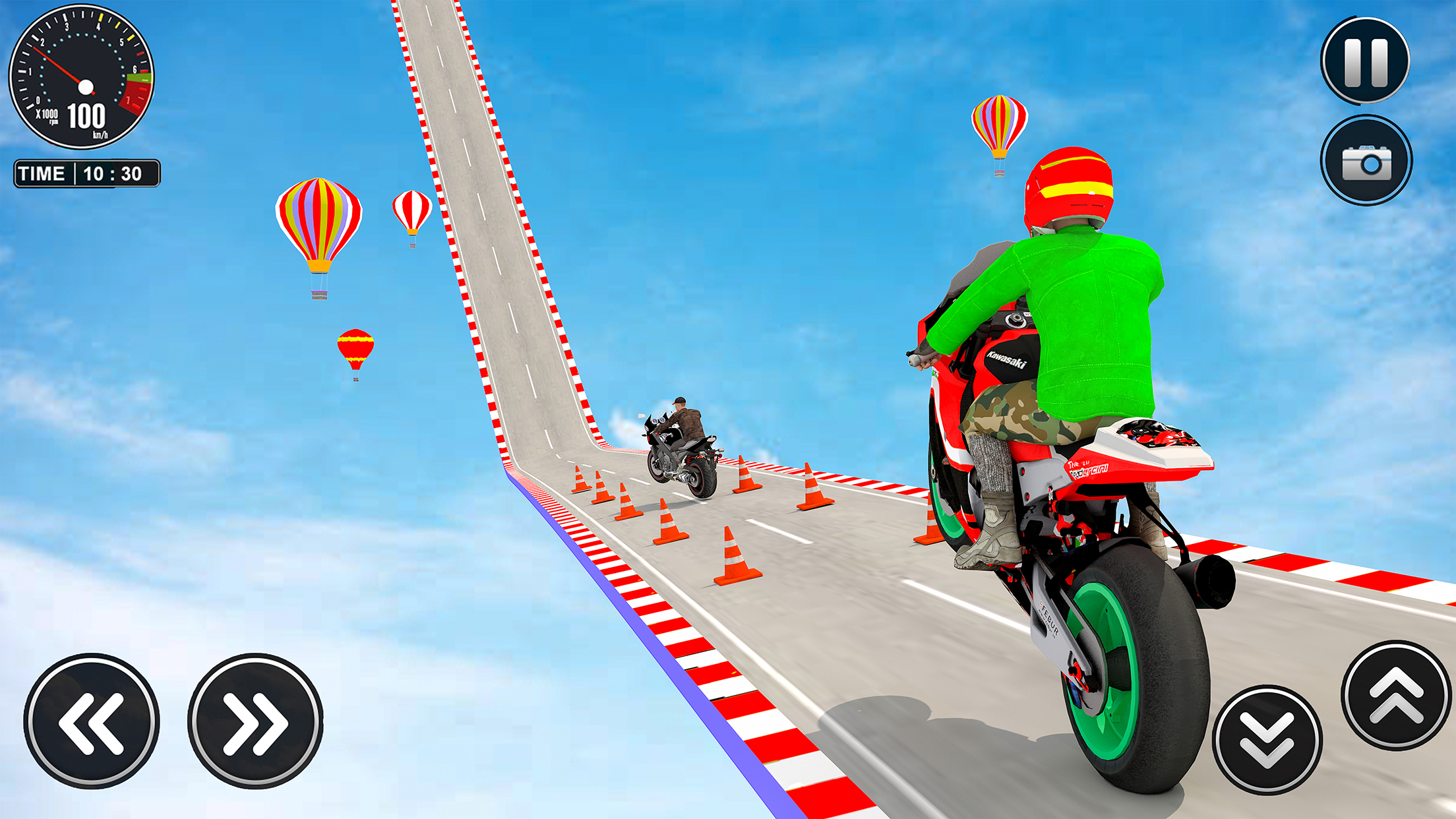 اسکرین شات 3 بازی Impossible Bike Danger Racing