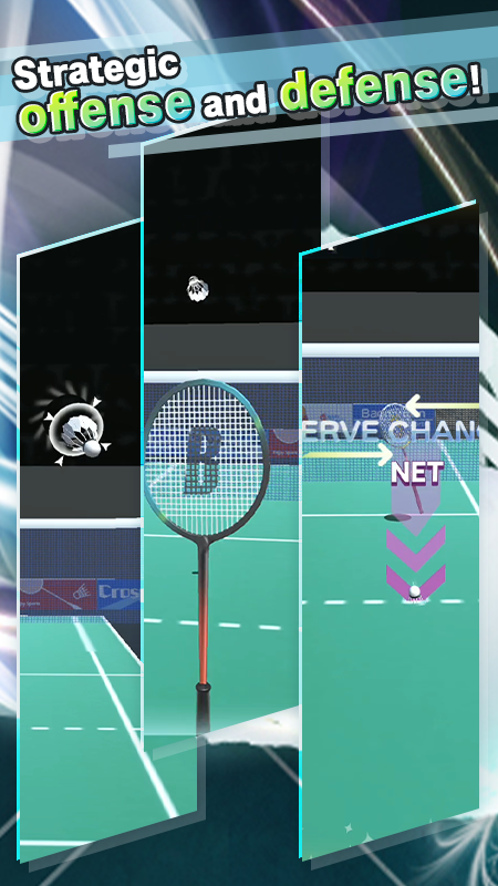 اسکرین شات 3 بازی Badminton3D Real Badminton