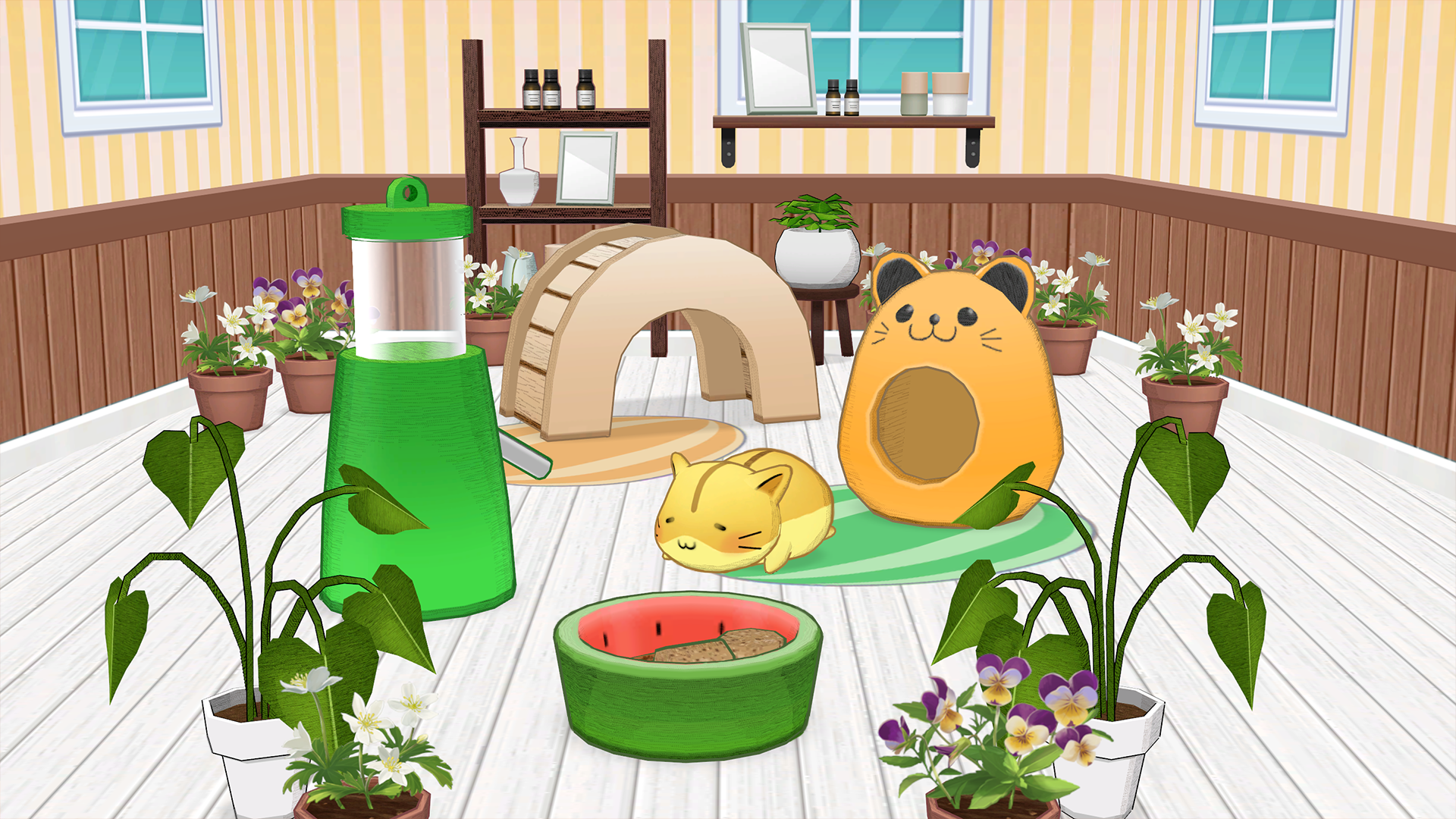 اسکرین شات 2 بازی Hamster Life match and home