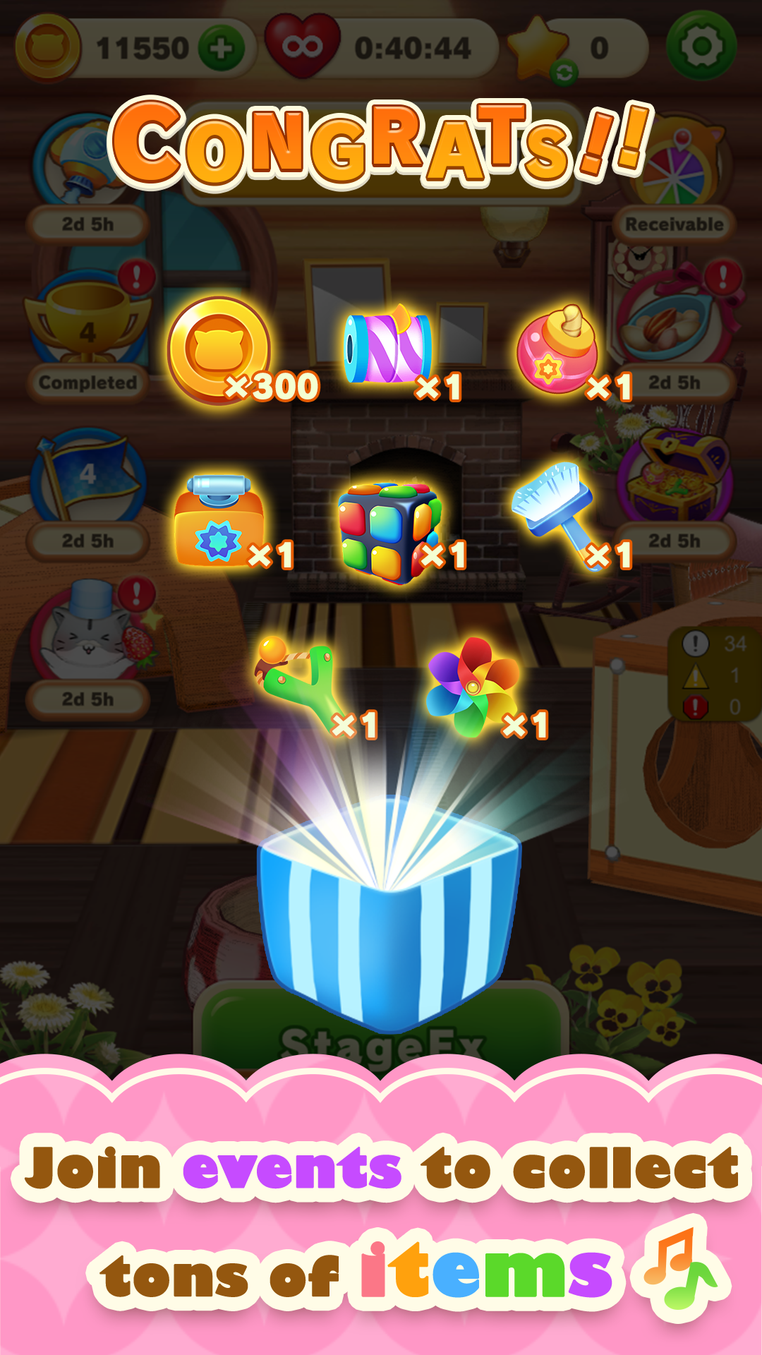 اسکرین شات 5 بازی Hamster Life match and home