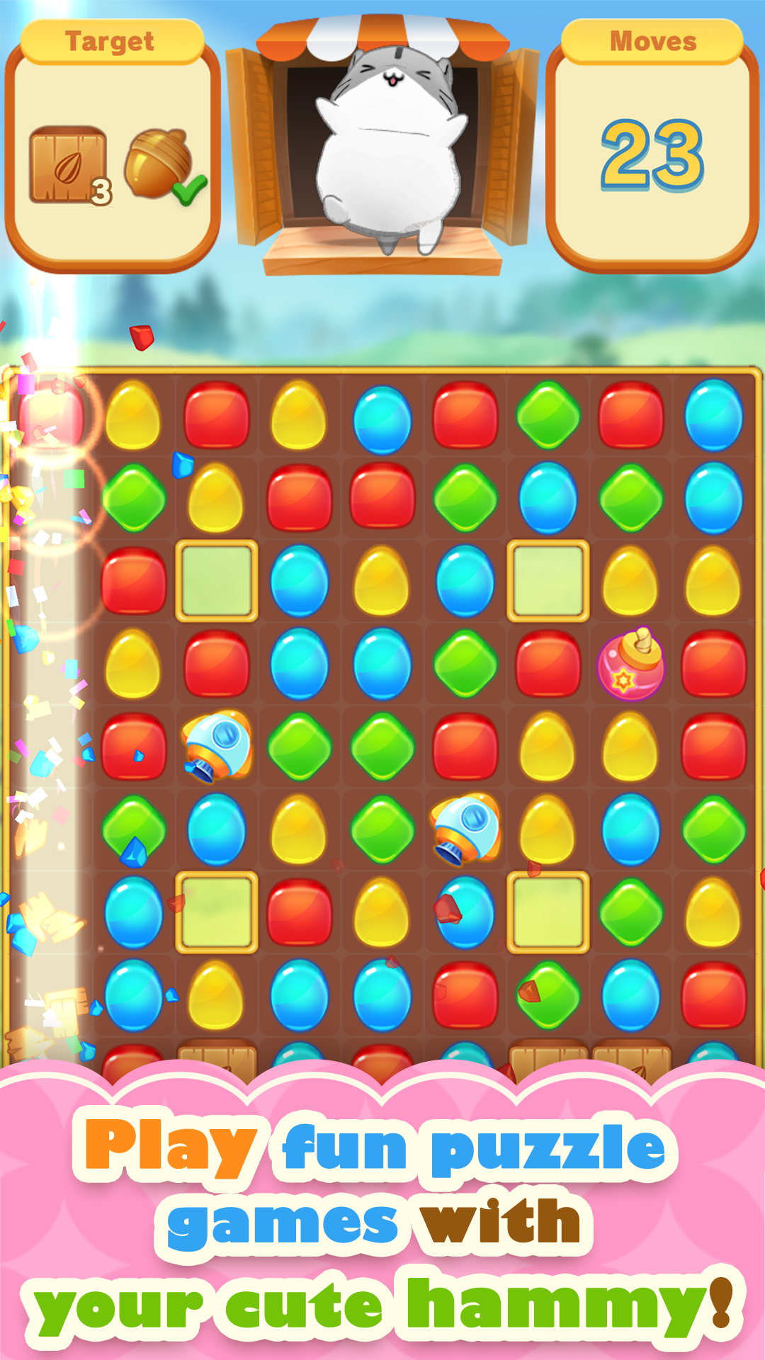اسکرین شات 4 بازی Hamster Life match and home