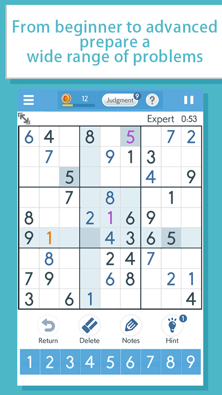 اسکرین شات 2 بازی Sudoku‐A logic puzzle game ‐