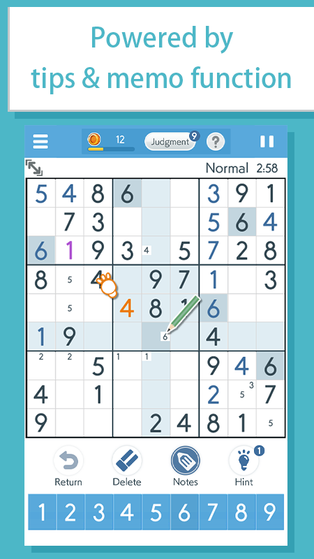 اسکرین شات 4 بازی Sudoku‐A logic puzzle game ‐