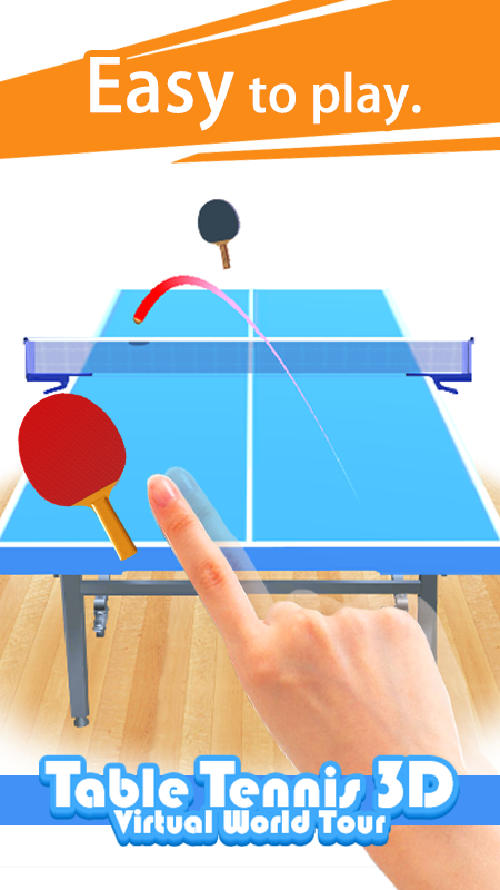 اسکرین شات 1 بازی Table Tennis 3D Ping Pong Game