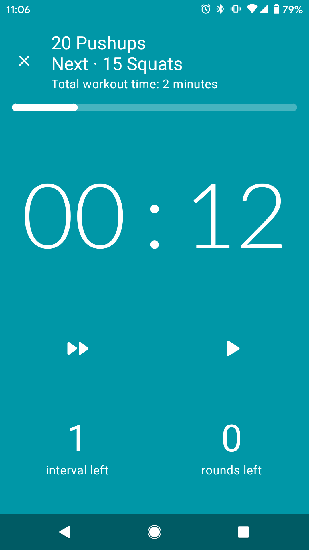 اسکرین شات 2 برنامه Workout timer : Crossfit WODs