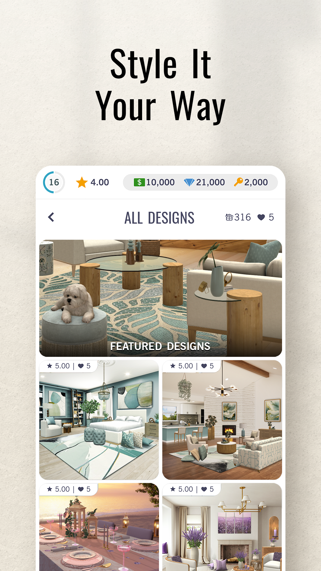 اسکرین شات 4 بازی Design Home™: House Makeover