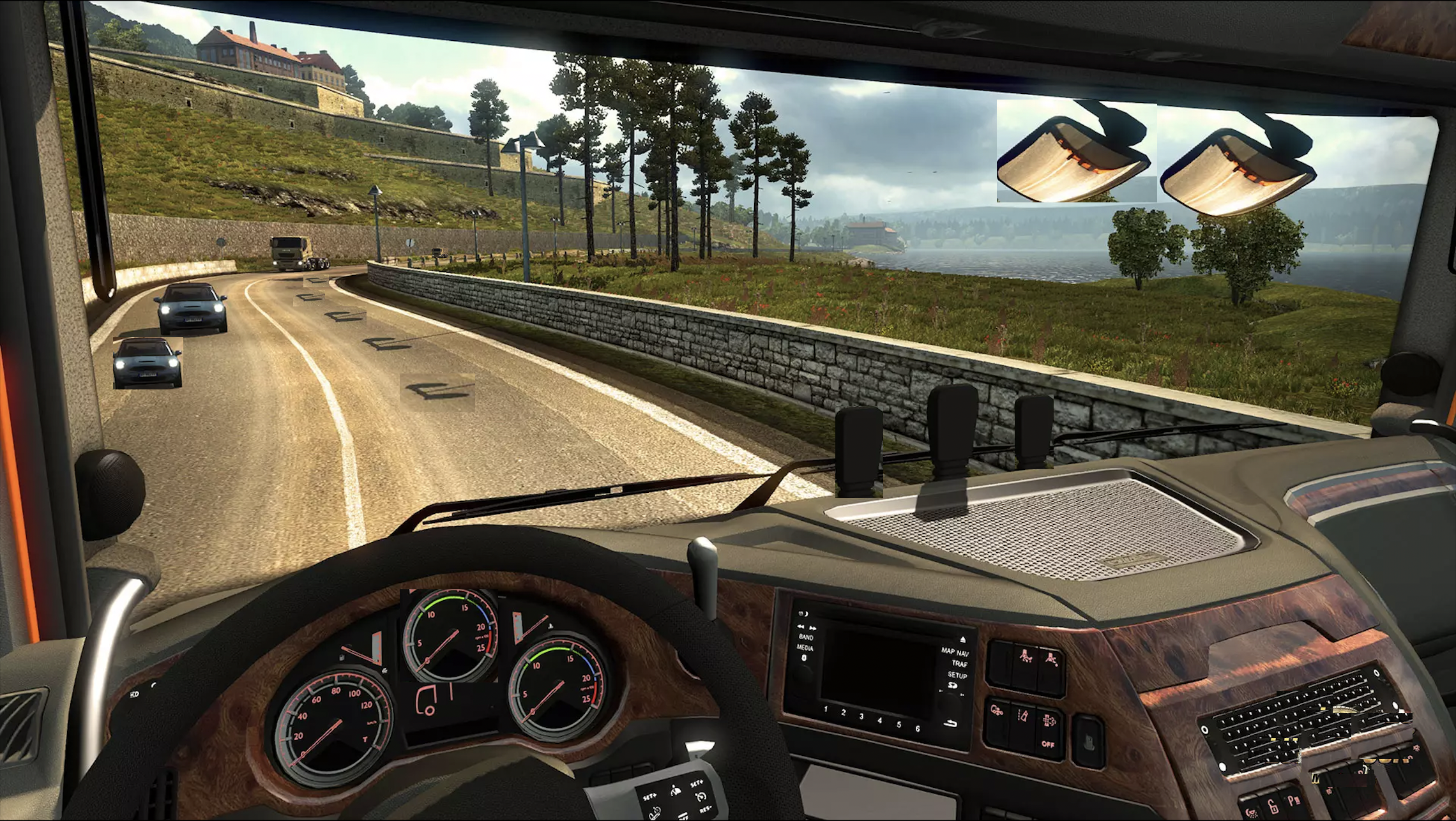 اسکرین شات 5 بازی Truck driving Simulator Games