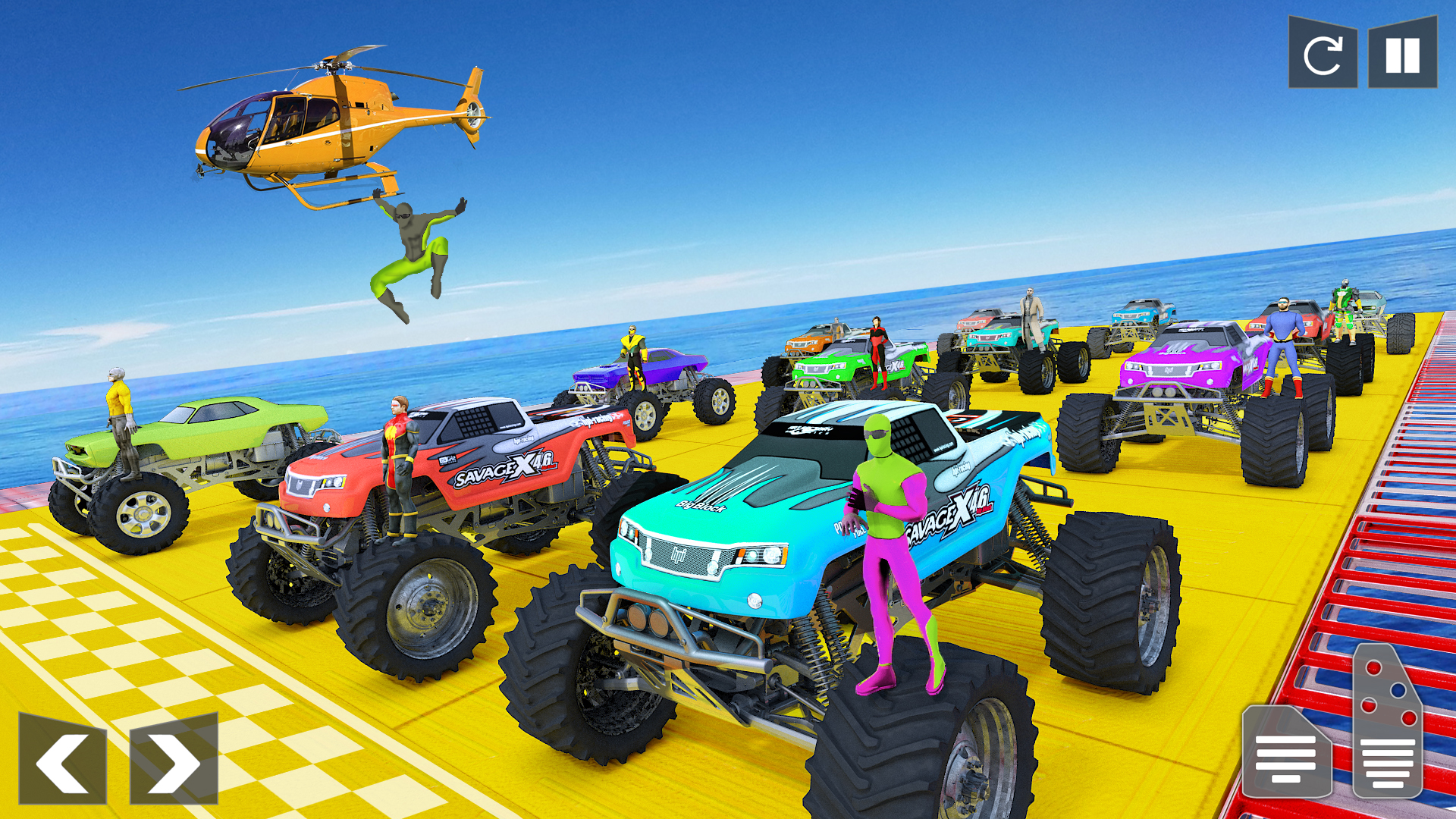 اسکرین شات 4 بازی Mega Ramp Car Stunt Hero Games