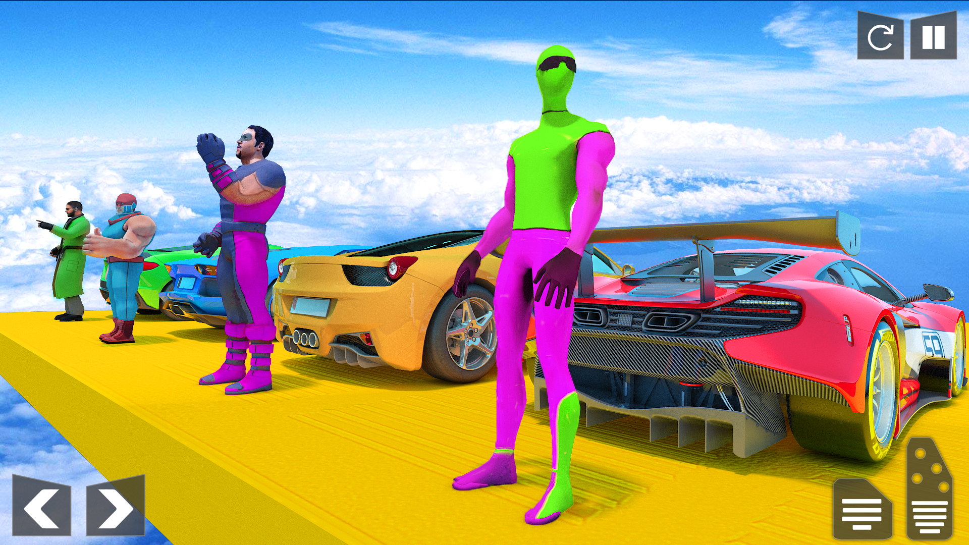 اسکرین شات 5 بازی Mega Ramp Car Stunt Hero Games