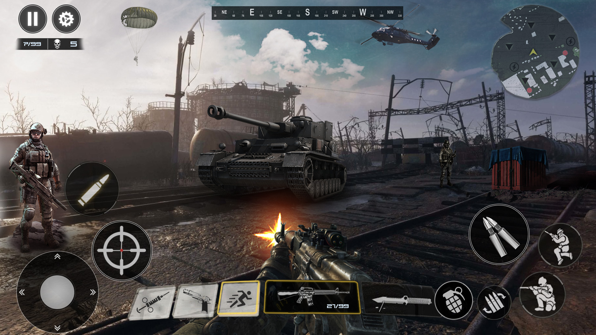 اسکرین شات 8 بازی FPS Ops - Gun Shooting Games