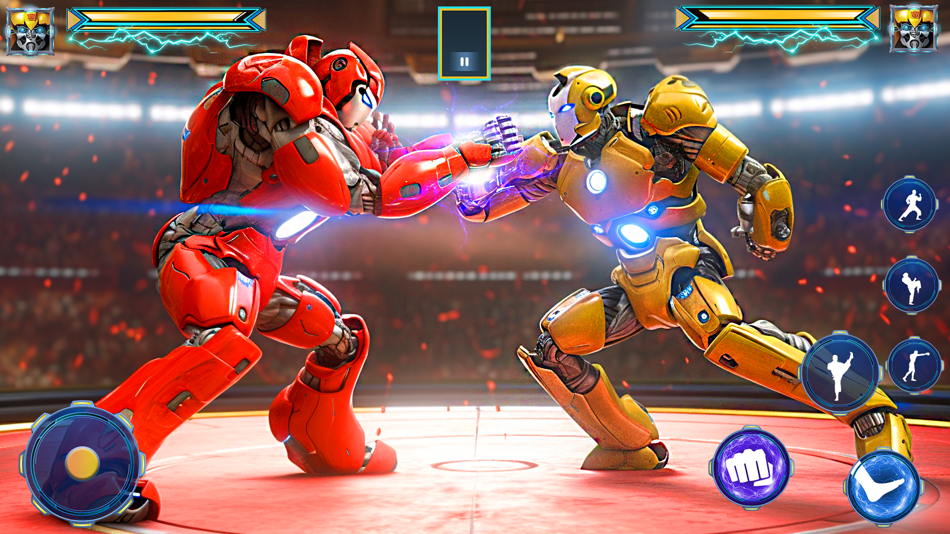 اسکرین شات 2 برنامه Robot Fighting: Kung Fu Karate