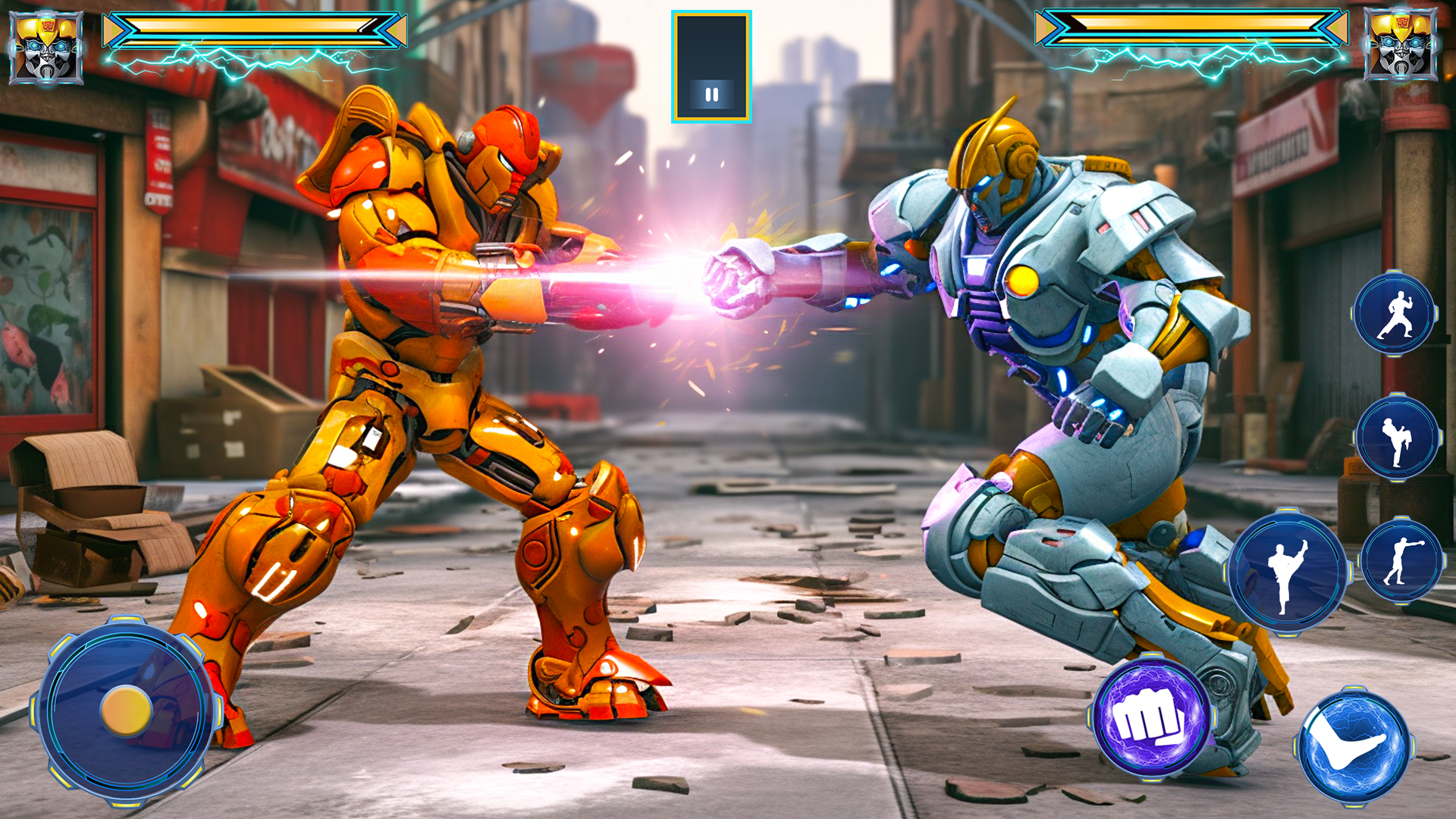 اسکرین شات 3 برنامه Robot Fighting: Kung Fu Karate