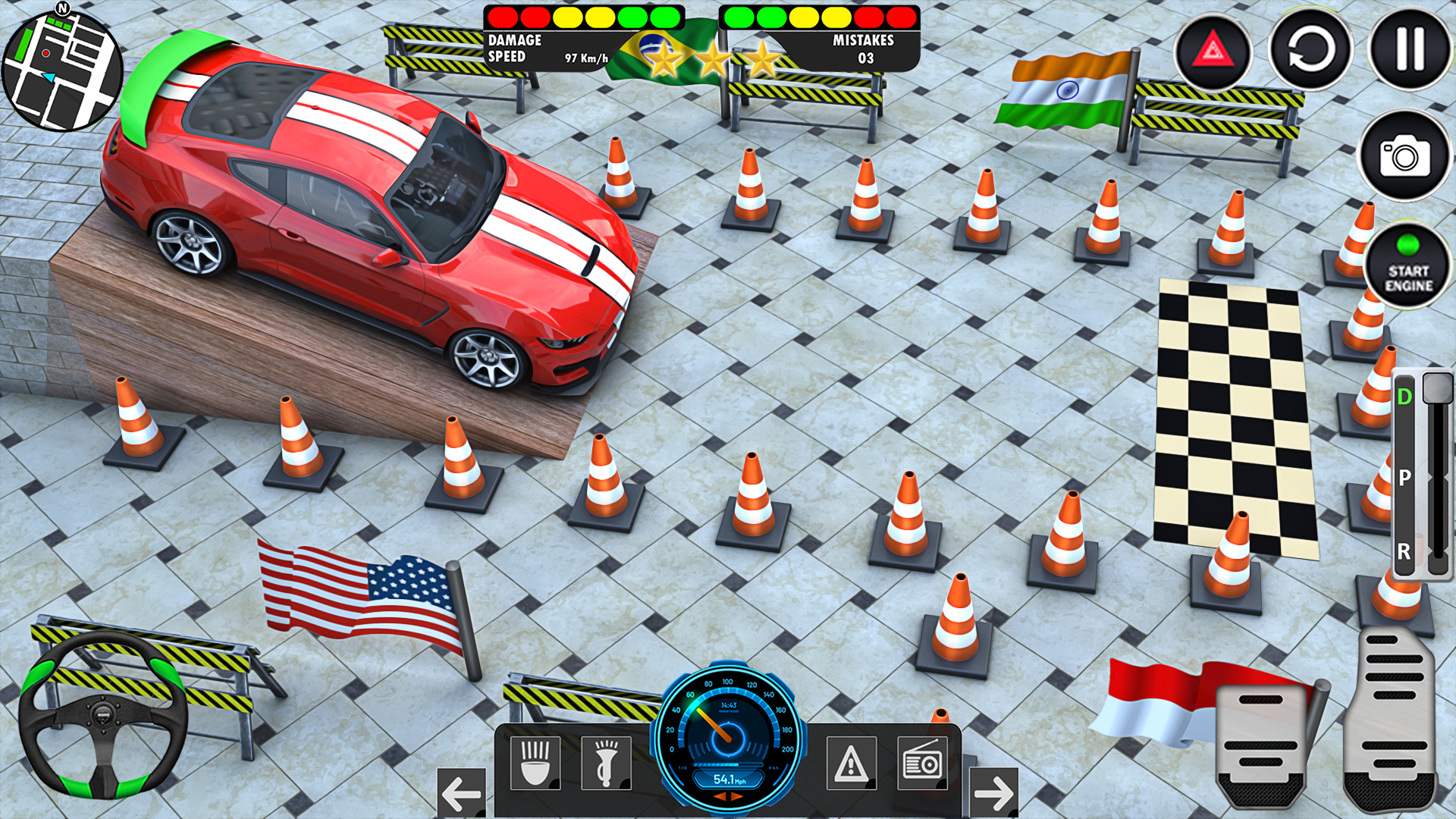اسکرین شات 2 بازی Driving School Sim Car Parking