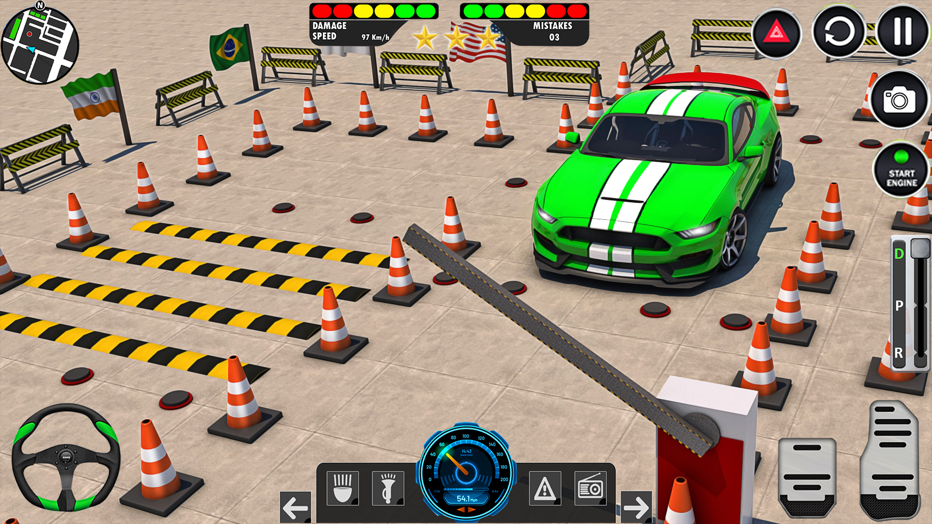 اسکرین شات 4 بازی Driving School Sim Car Parking