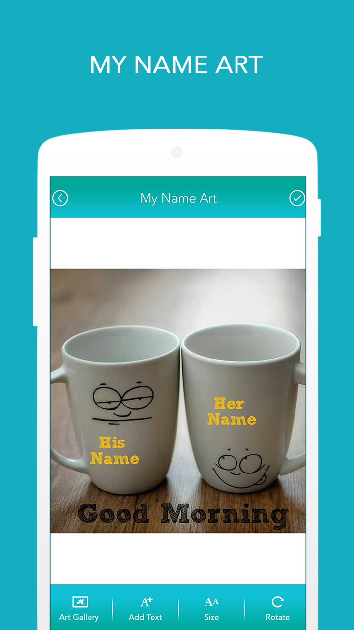 اسکرین شات 8 برنامه Name on Pics - Name Art