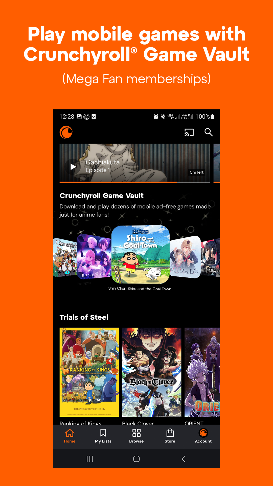 اسکرین شات 5 برنامه Crunchyroll: Anime Streaming