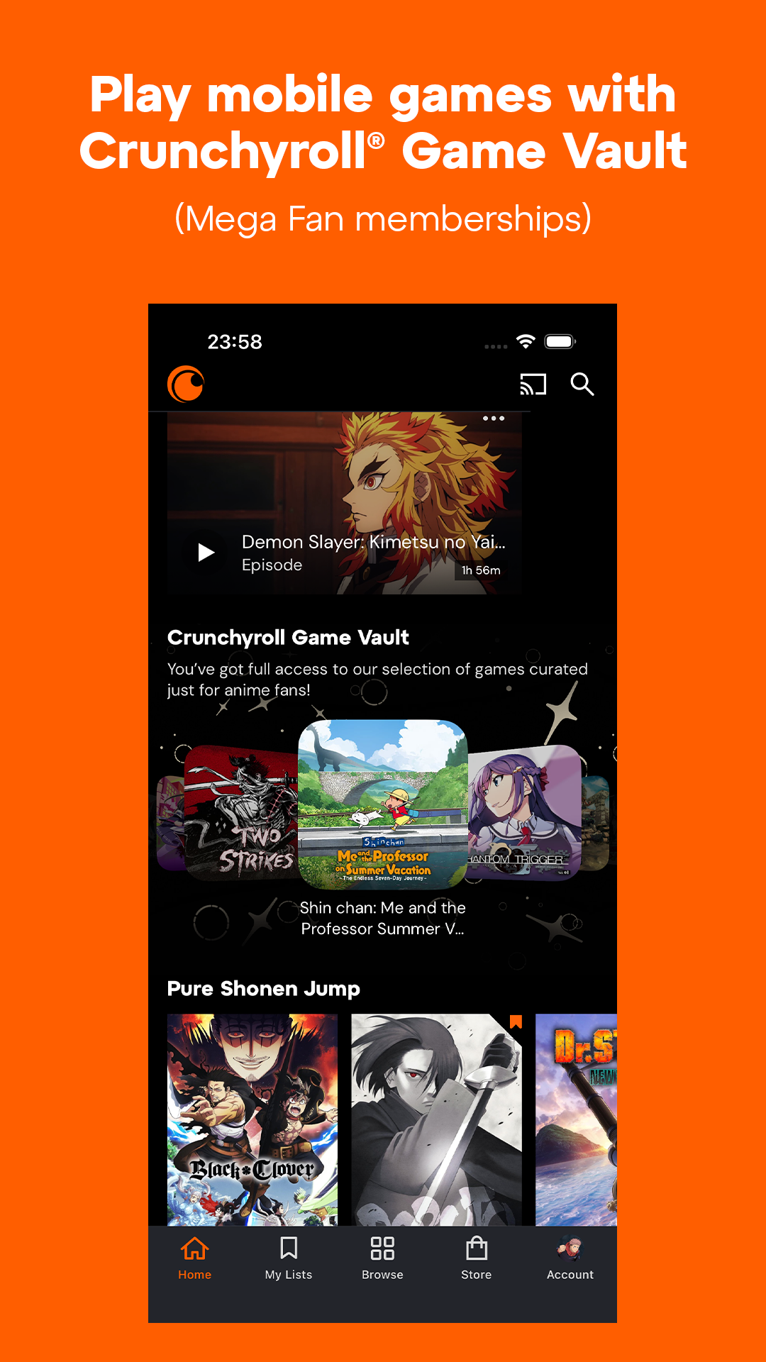 اسکرین شات 6 برنامه Crunchyroll: Anime Streaming