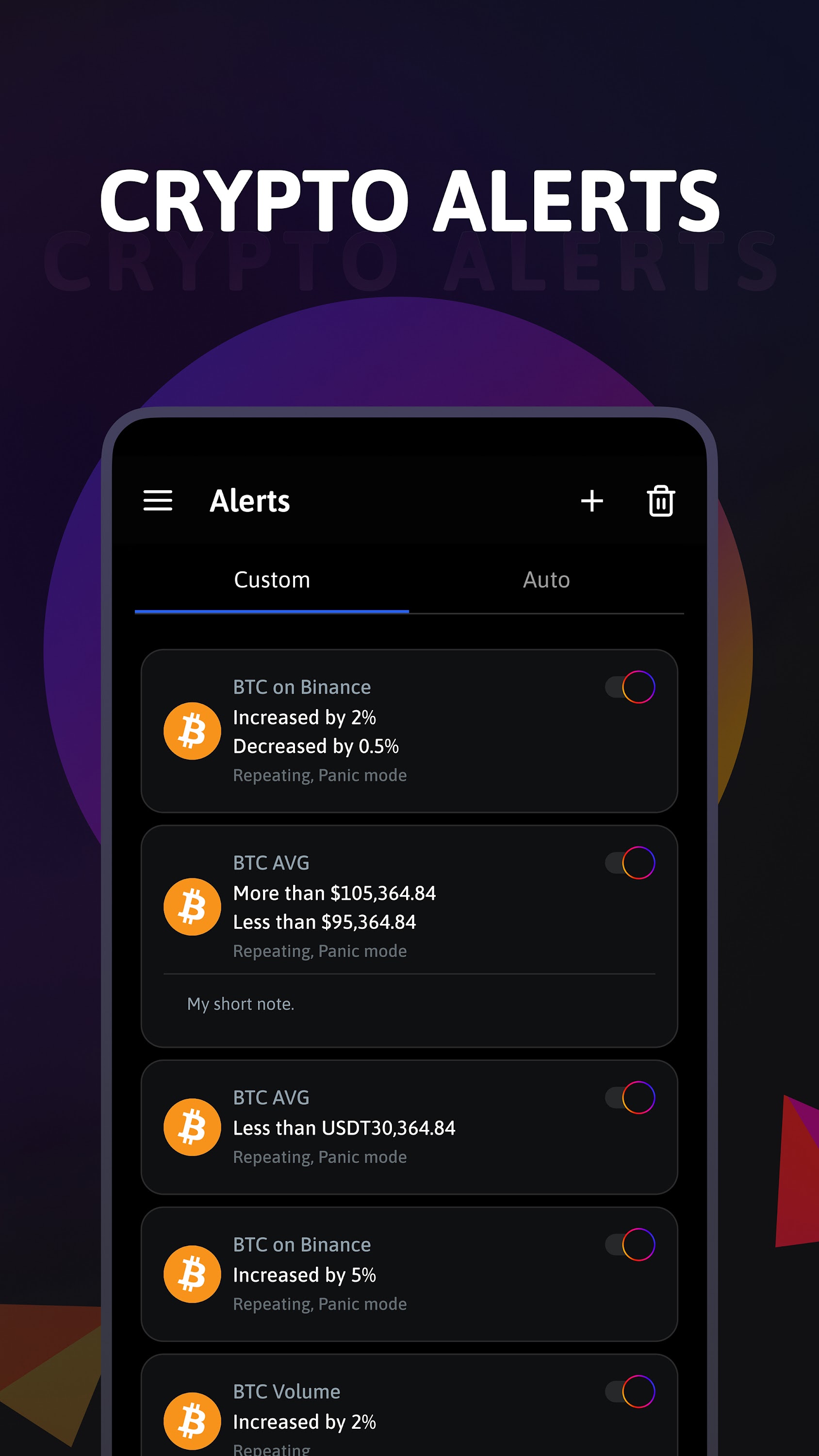 اسکرین شات 3 برنامه The Crypto App: News & Alerts