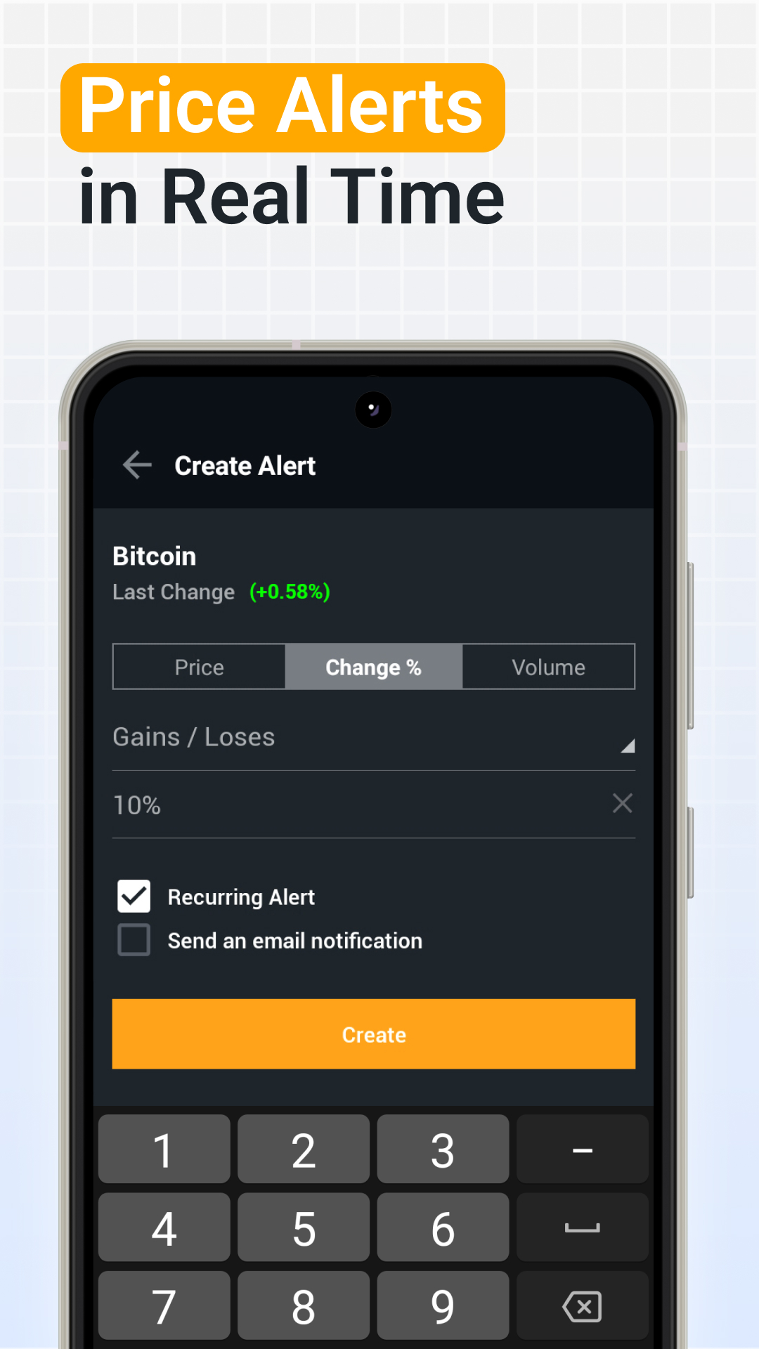 اسکرین شات 4 برنامه Investing: Crypto Data & News