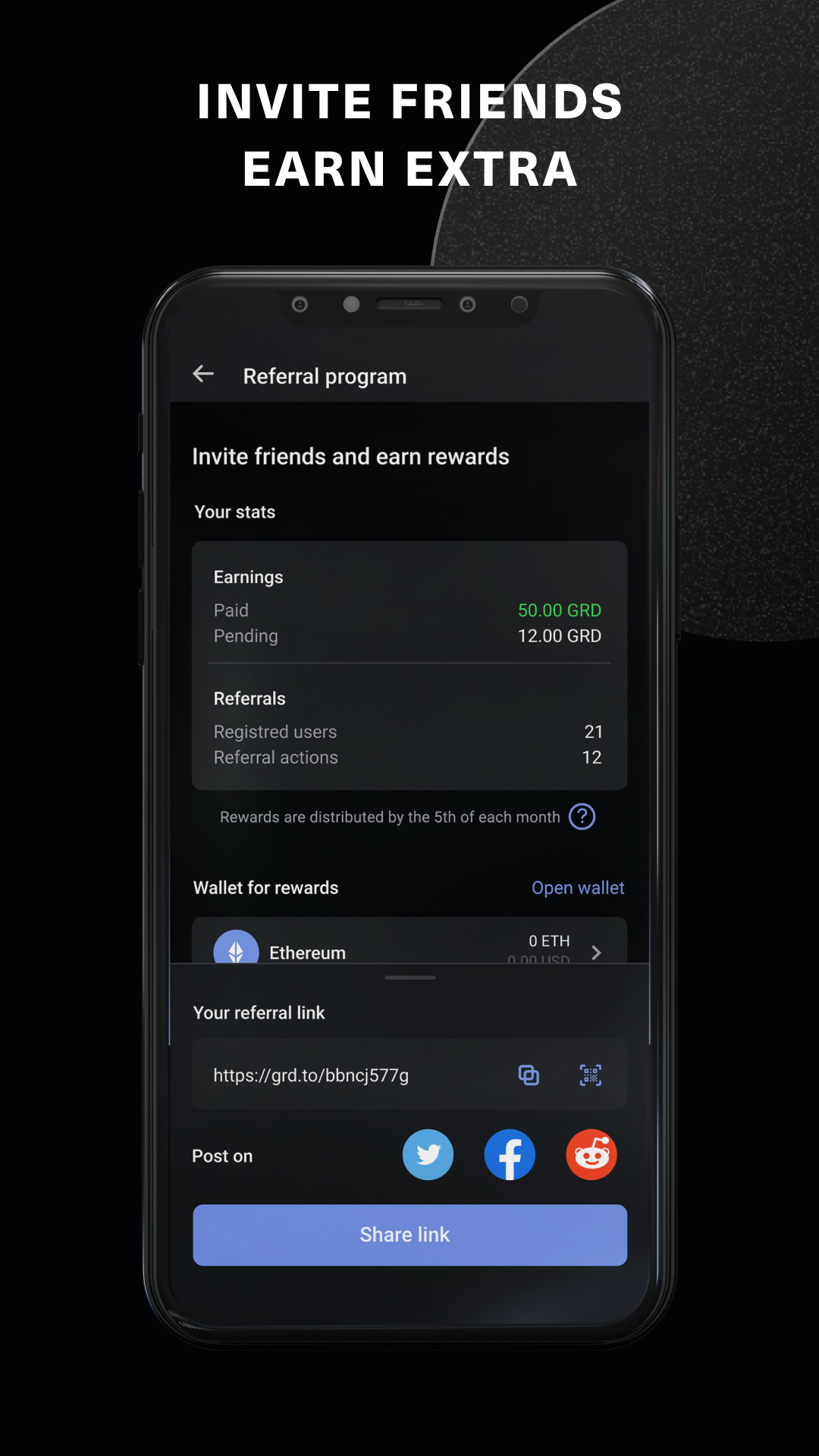 اسکرین شات 7 برنامه Guarda: Crypto Bitcoin Wallet