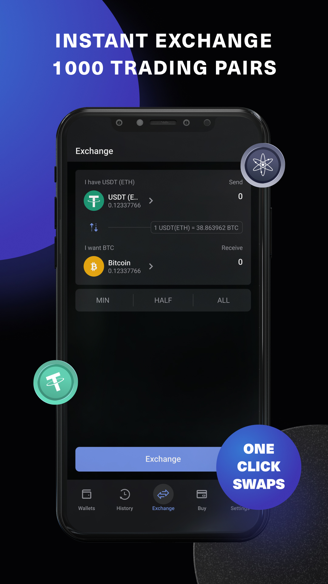 اسکرین شات 6 برنامه Guarda: Crypto Bitcoin Wallet