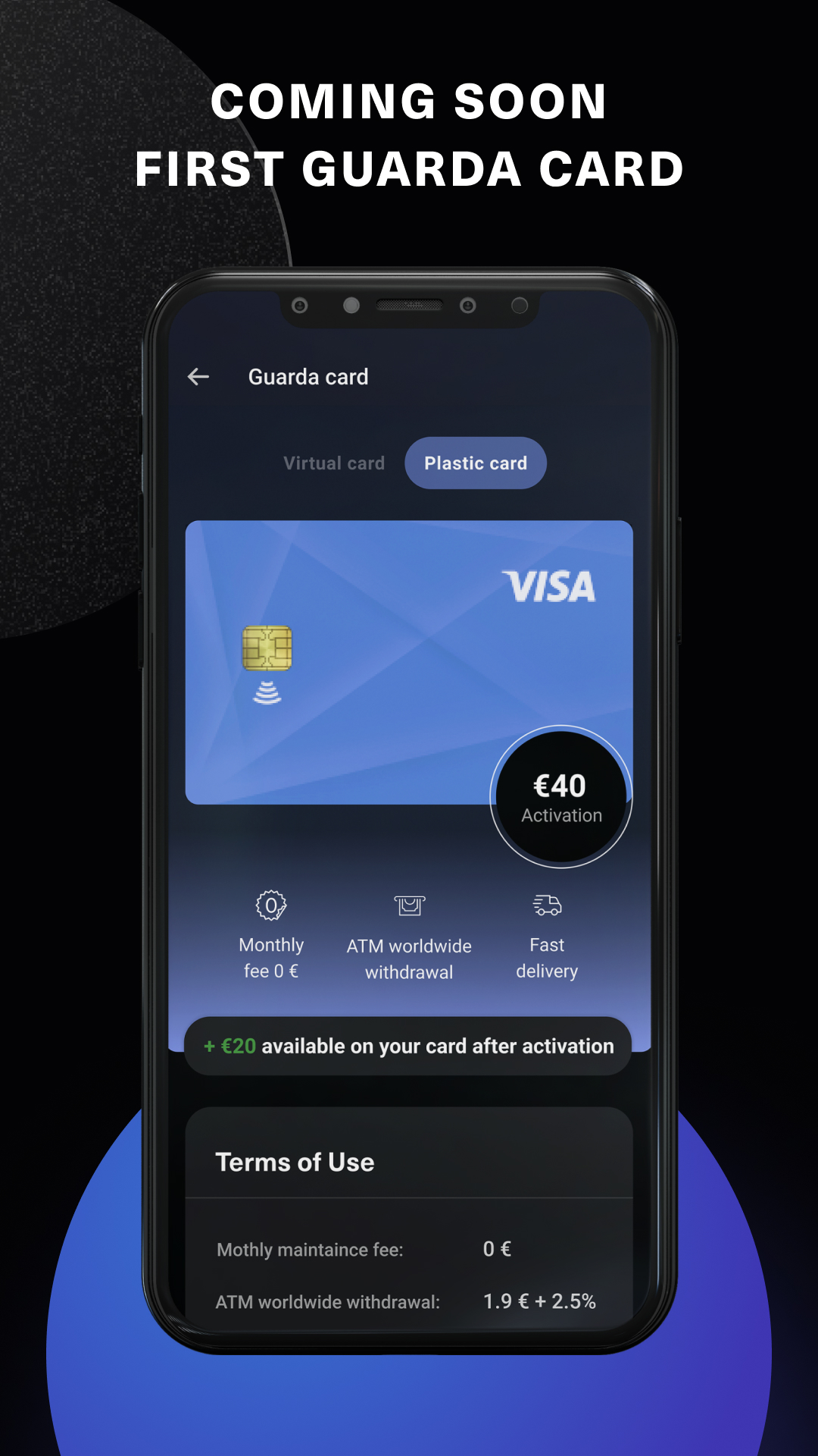 اسکرین شات 8 برنامه Guarda: Crypto Bitcoin Wallet