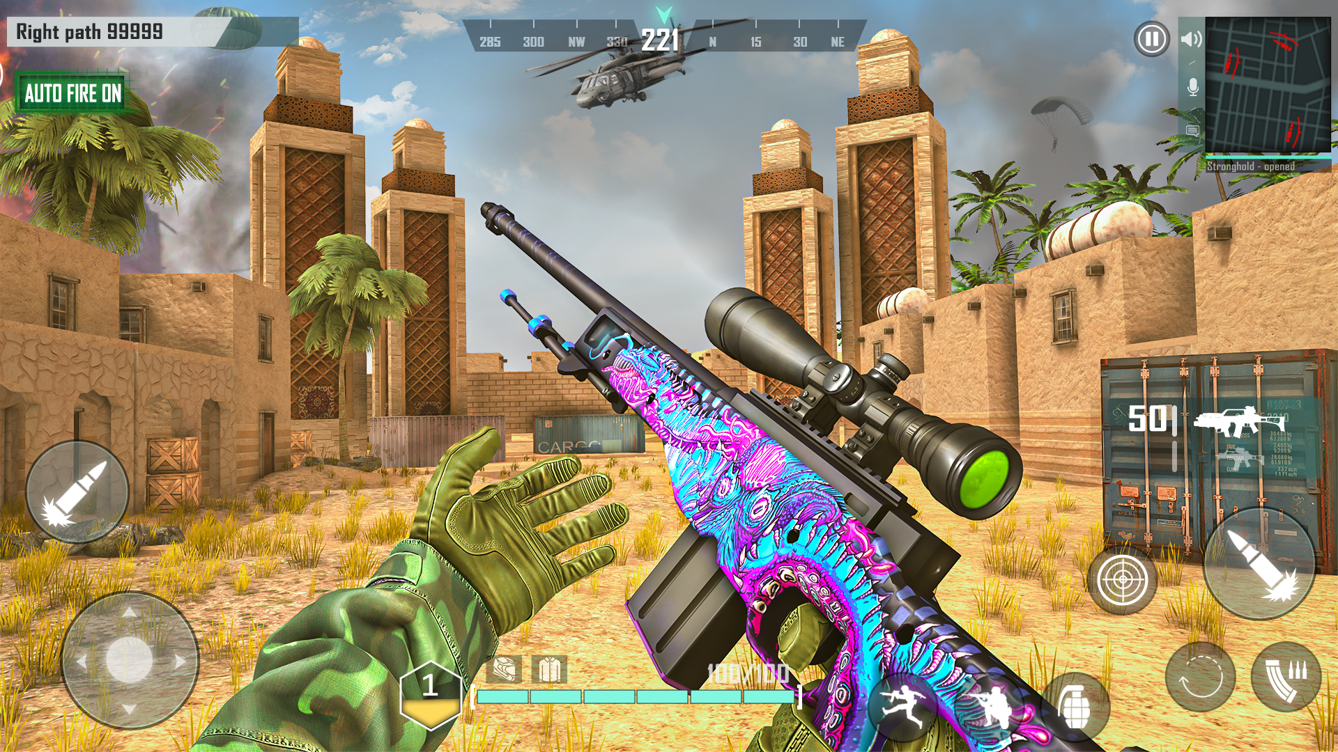 اسکرین شات 4 بازی Gun Games 3D- Offline Games