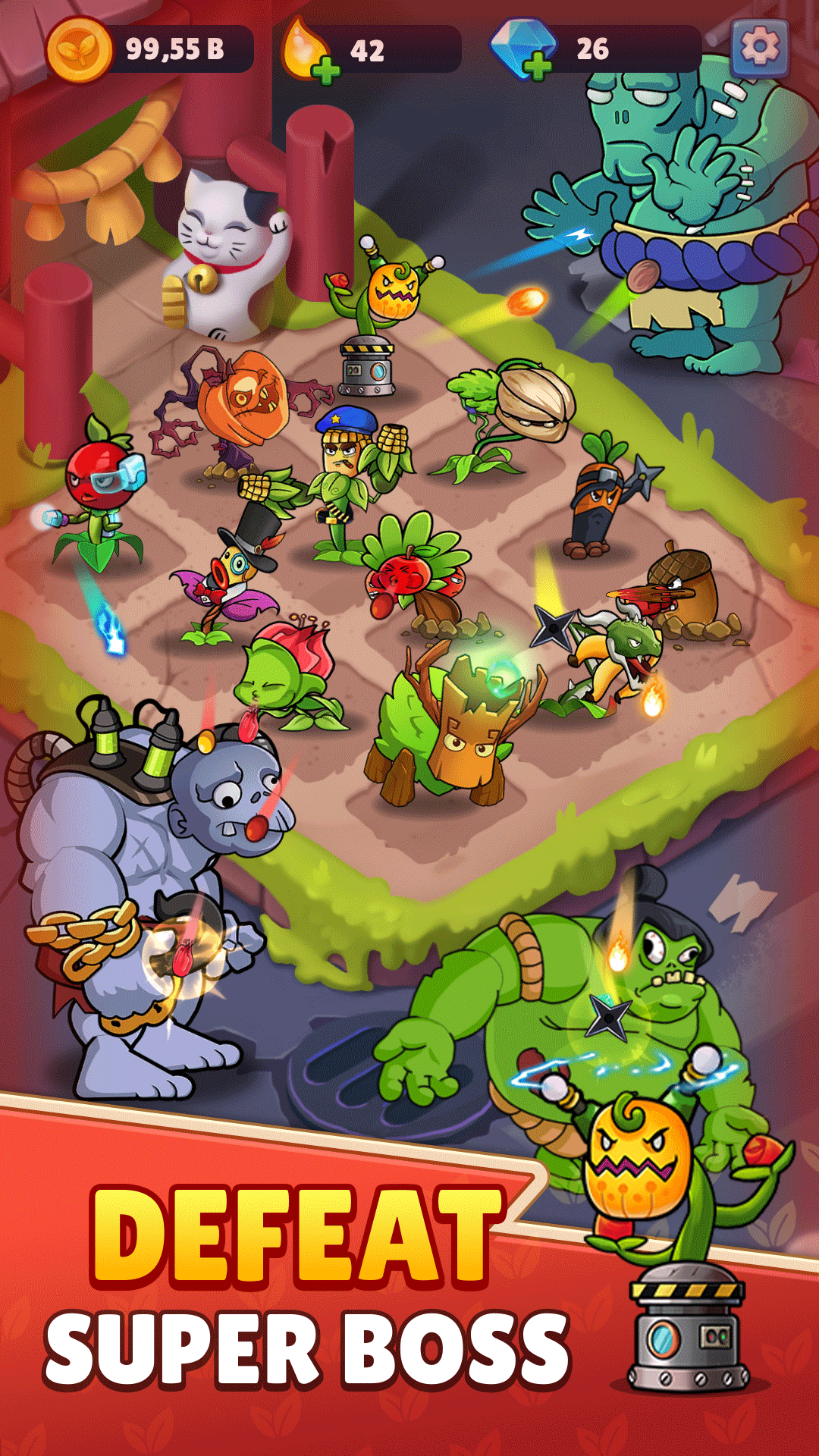 اسکرین شات 5 بازی Flower vs zombie: City Defense