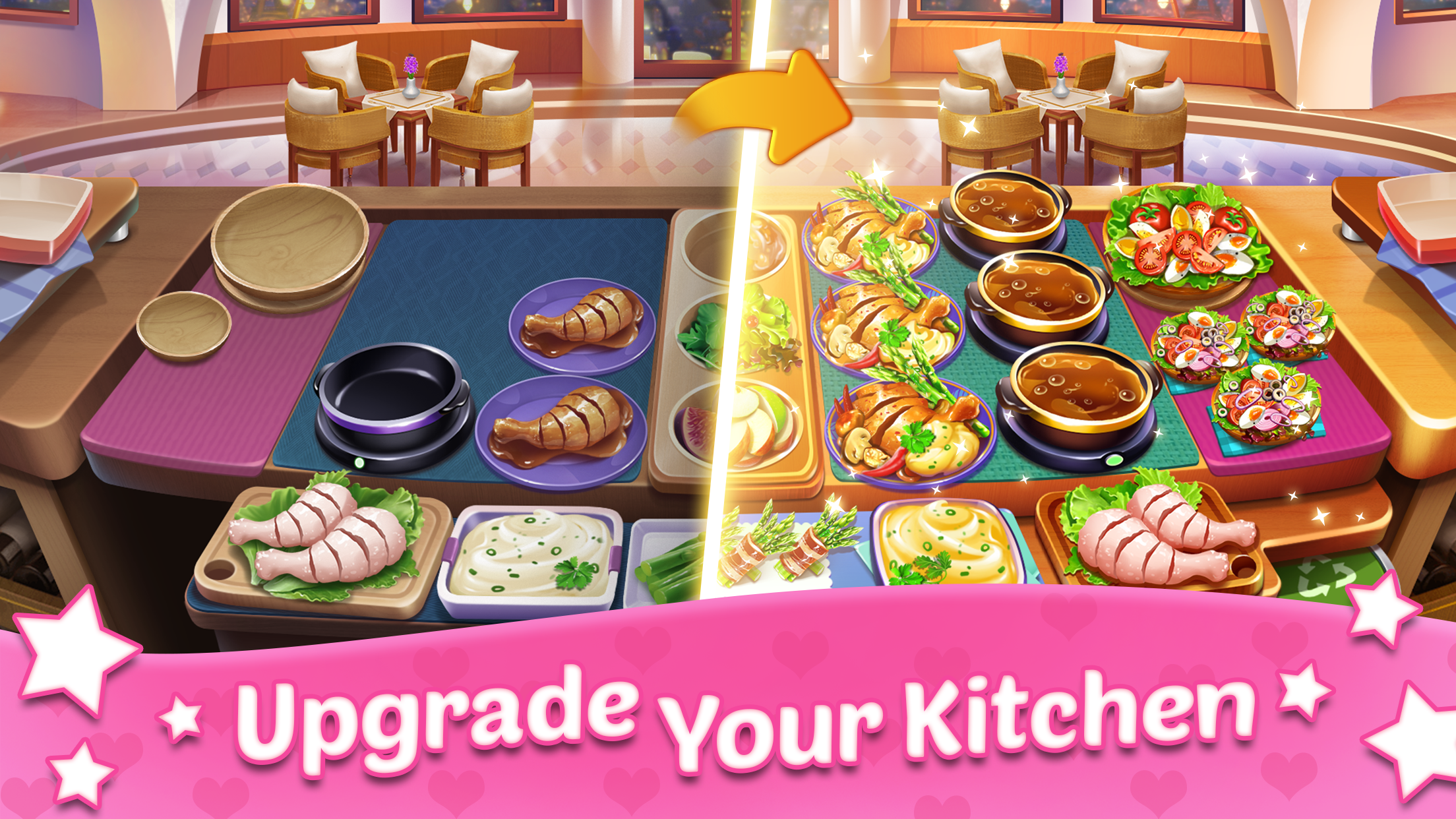 اسکرین شات 6 بازی Cooking Sweet : Home Design