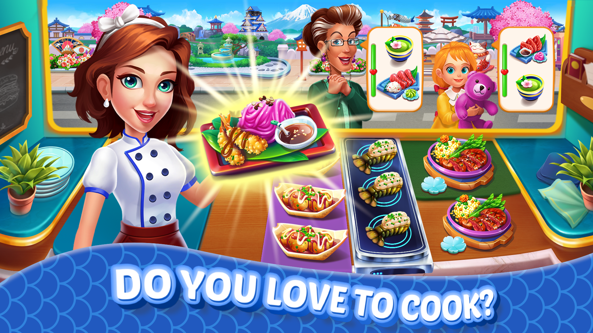 اسکرین شات 1 بازی Cooking Tour - Japan Chef Game