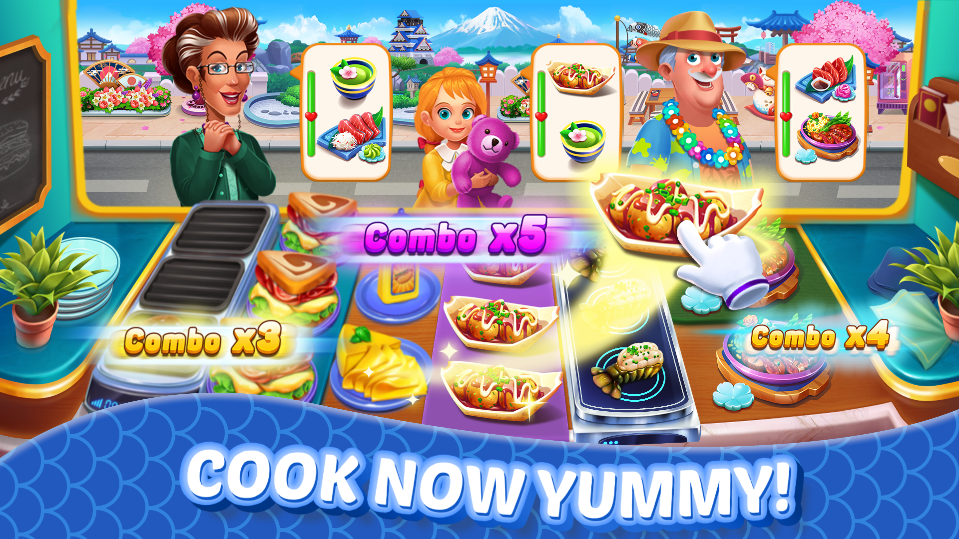 اسکرین شات 4 بازی Cooking Tour - Japan Chef Game