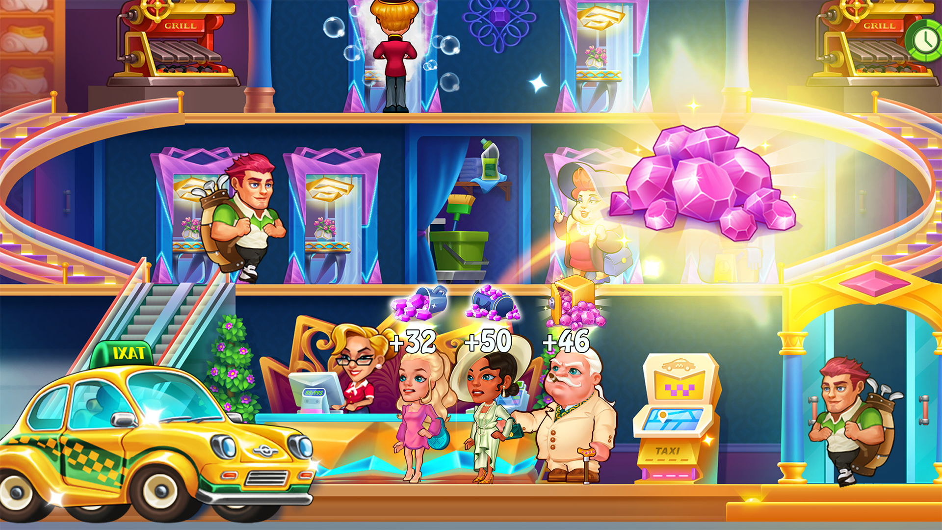 اسکرین شات 3 بازی Dream Hotel: Hotel Manager