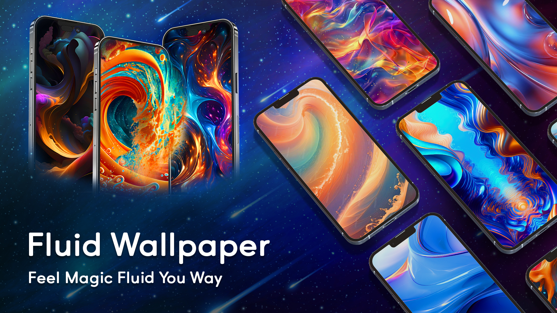 اسکرین شات 1 برنامه Magic Fluid: Live Wallpaper 4D