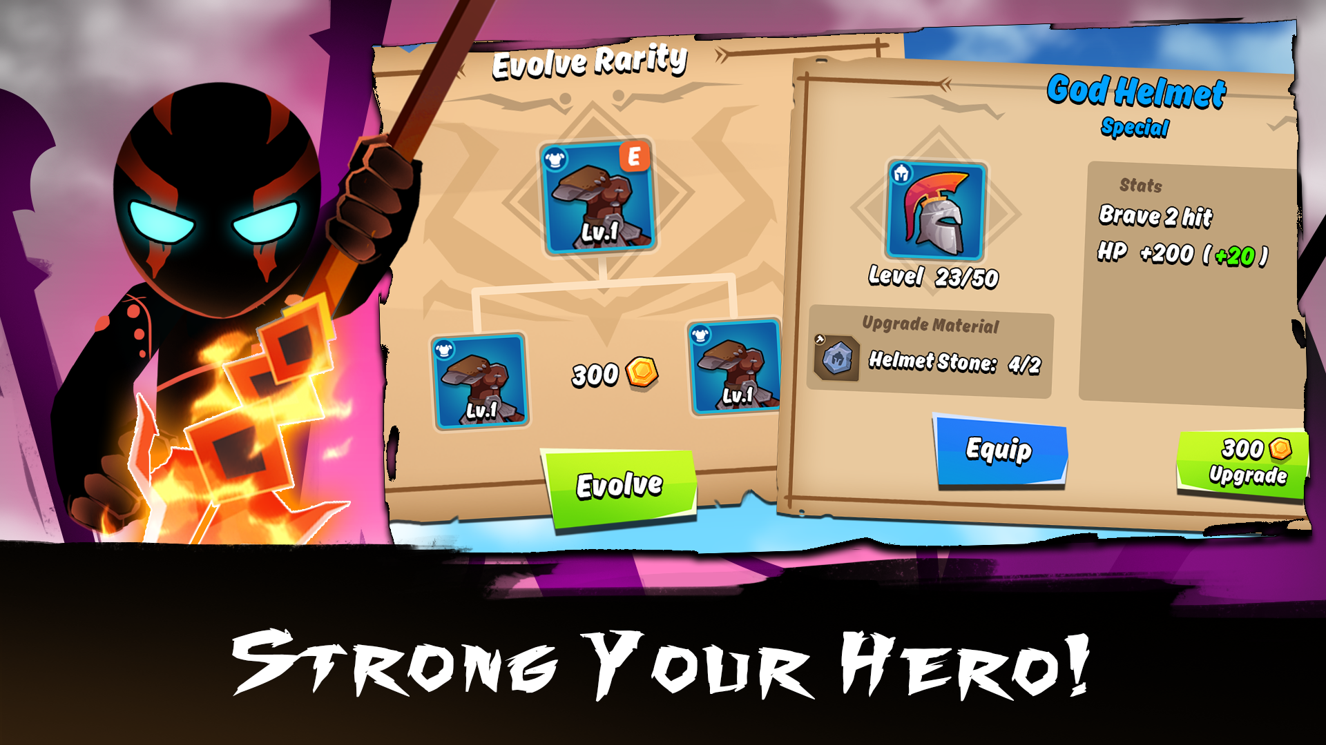 اسکرین شات 4 بازی God Stickman - Battle Warrior