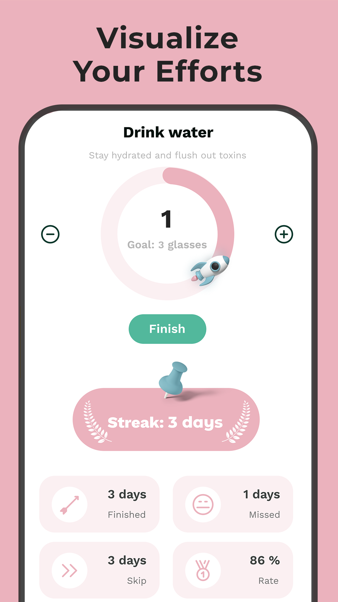اسکرین شات 6 برنامه Habit Goals: Habit Tracker