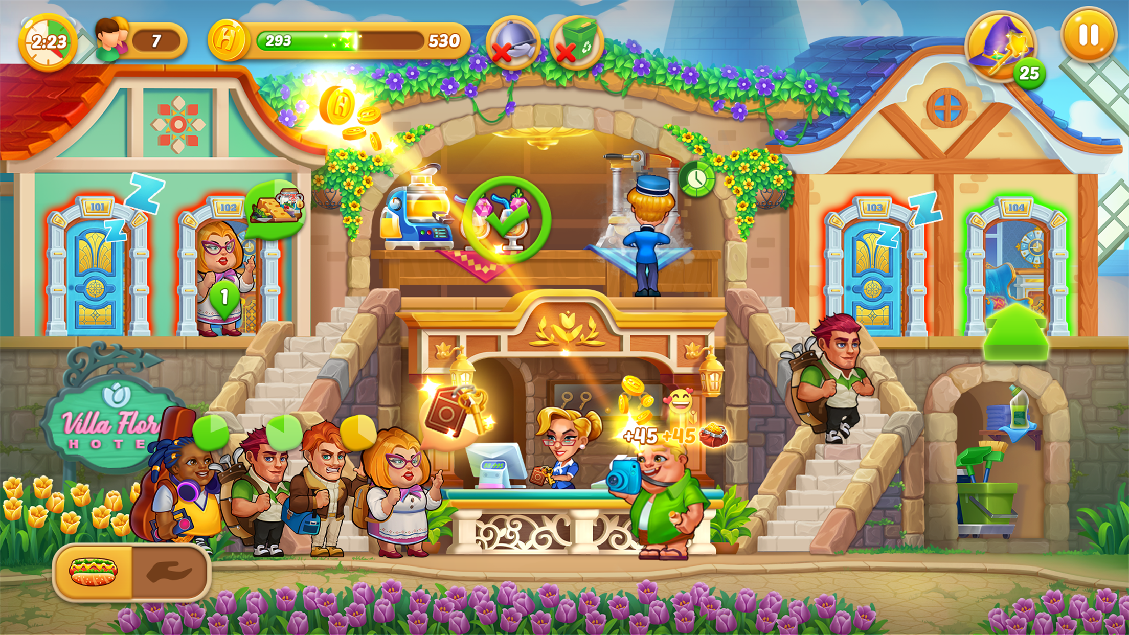 اسکرین شات 6 بازی Hotel Decor: Hotel Manager