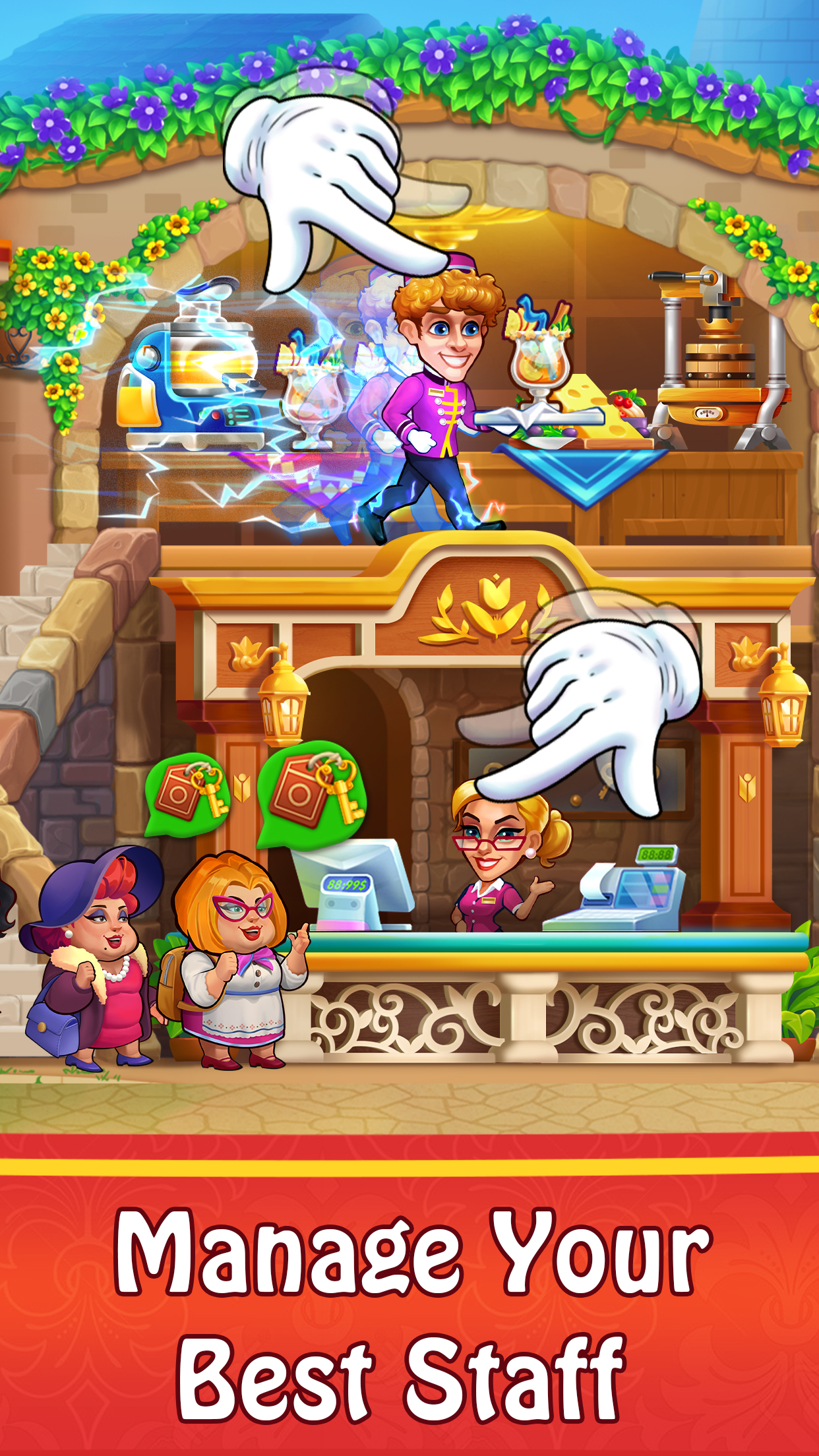 اسکرین شات 7 بازی Hotel Diary - Grand doorman