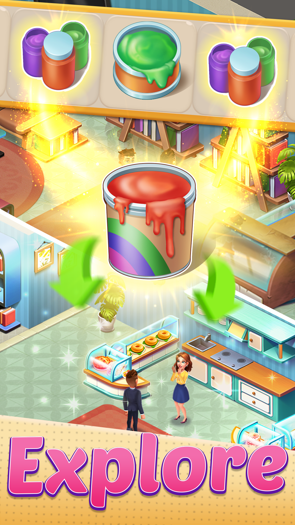 اسکرین شات 2 بازی Merge City - Decor Mansion