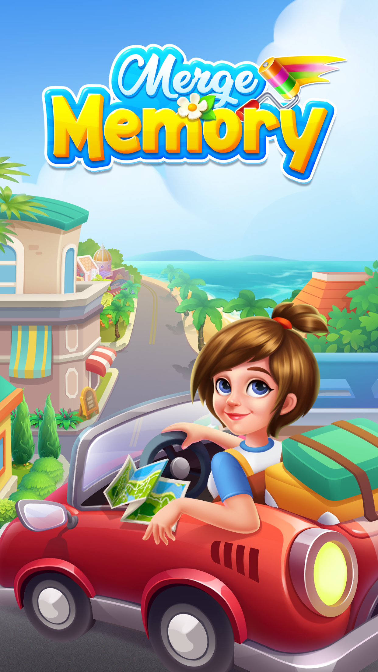 اسکرین شات 1 بازی Merge Memory - Town Decor