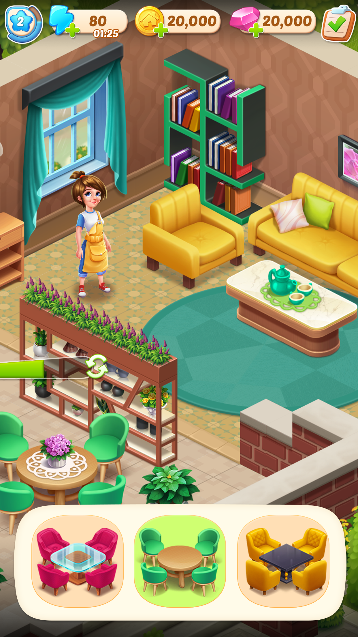 اسکرین شات 8 بازی Merge Memory - Town Decor