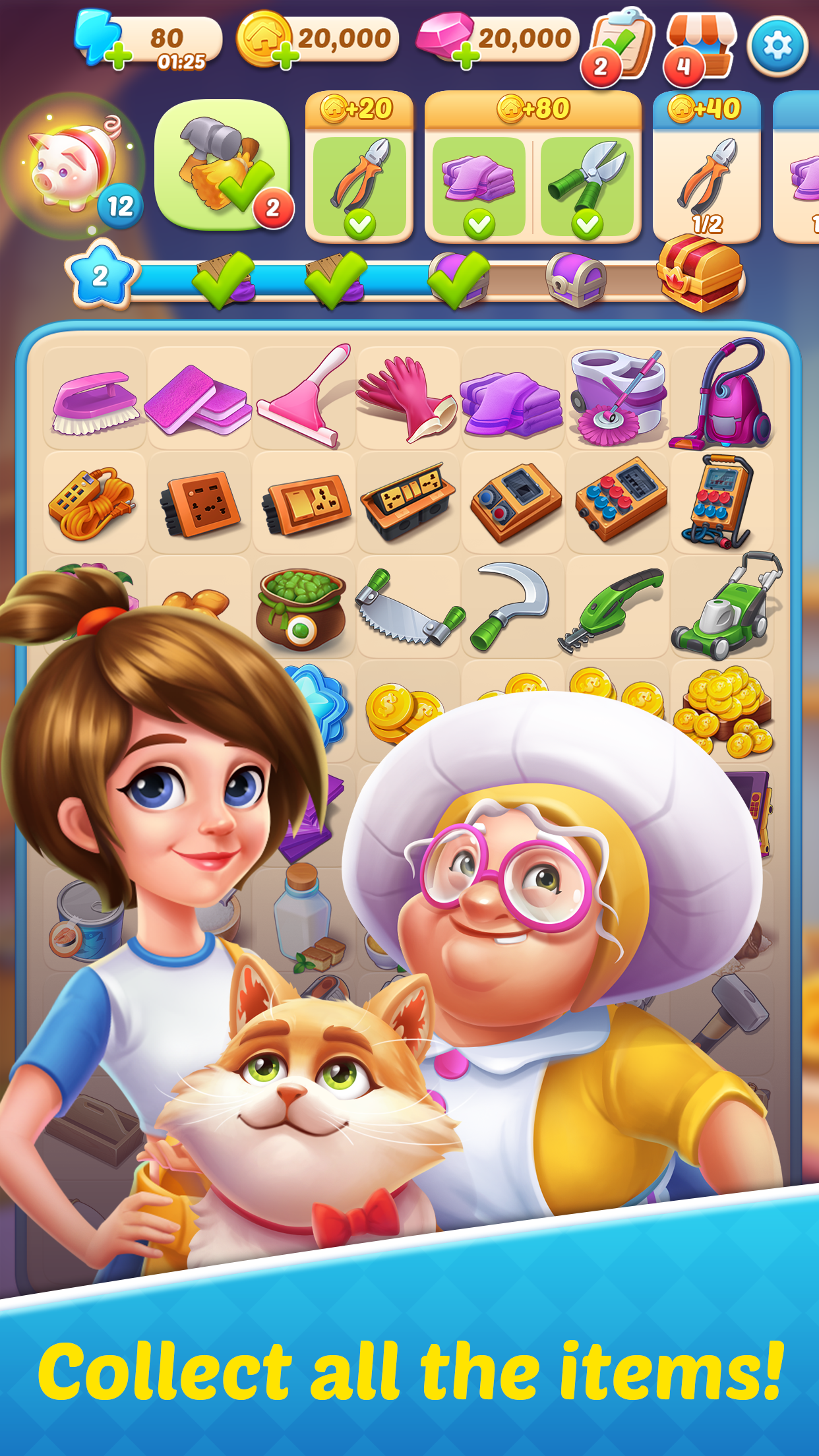 اسکرین شات 5 بازی Merge Memory - Town Decor