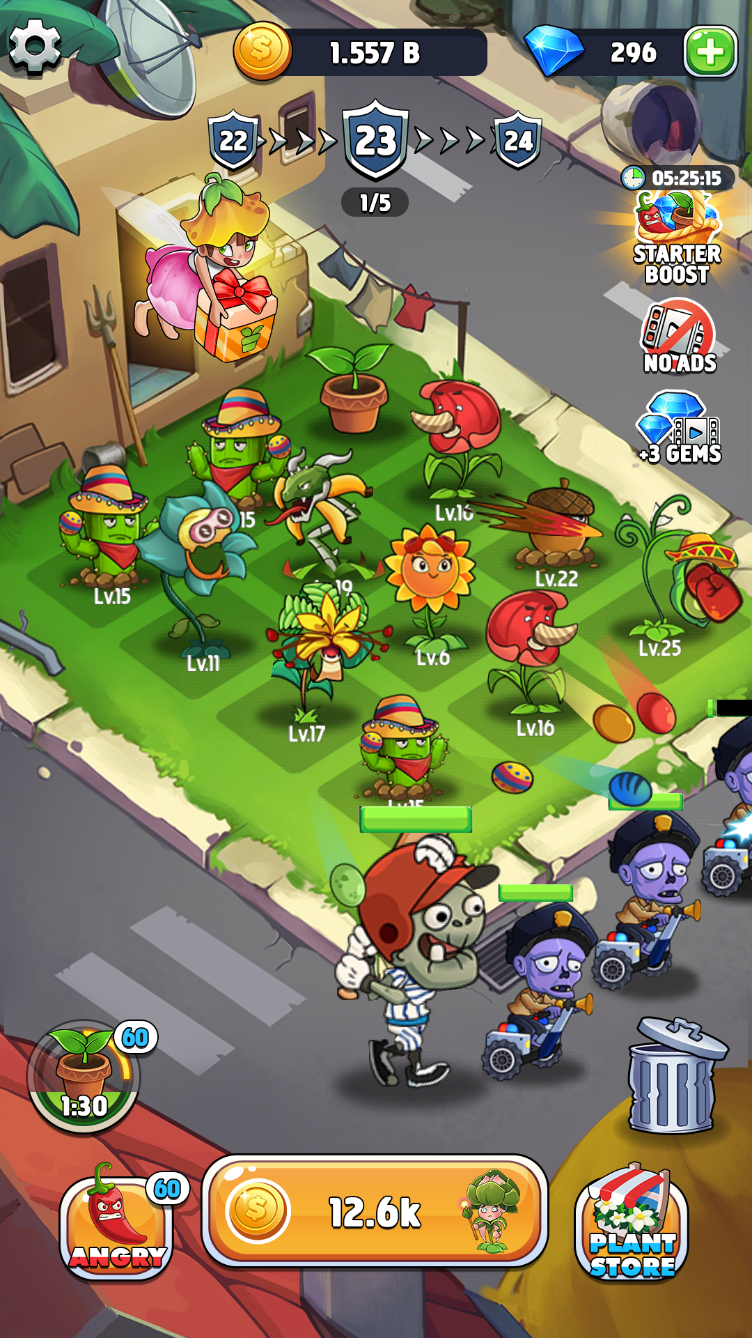 اسکرین شات 5 بازی Merge Plants – Monster Defense