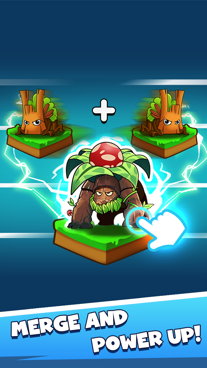 اسکرین شات 3 بازی Merge Plants – Monster Defense
