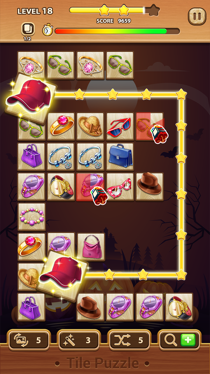 اسکرین شات 5 بازی Tile Puzzle - Connect animals