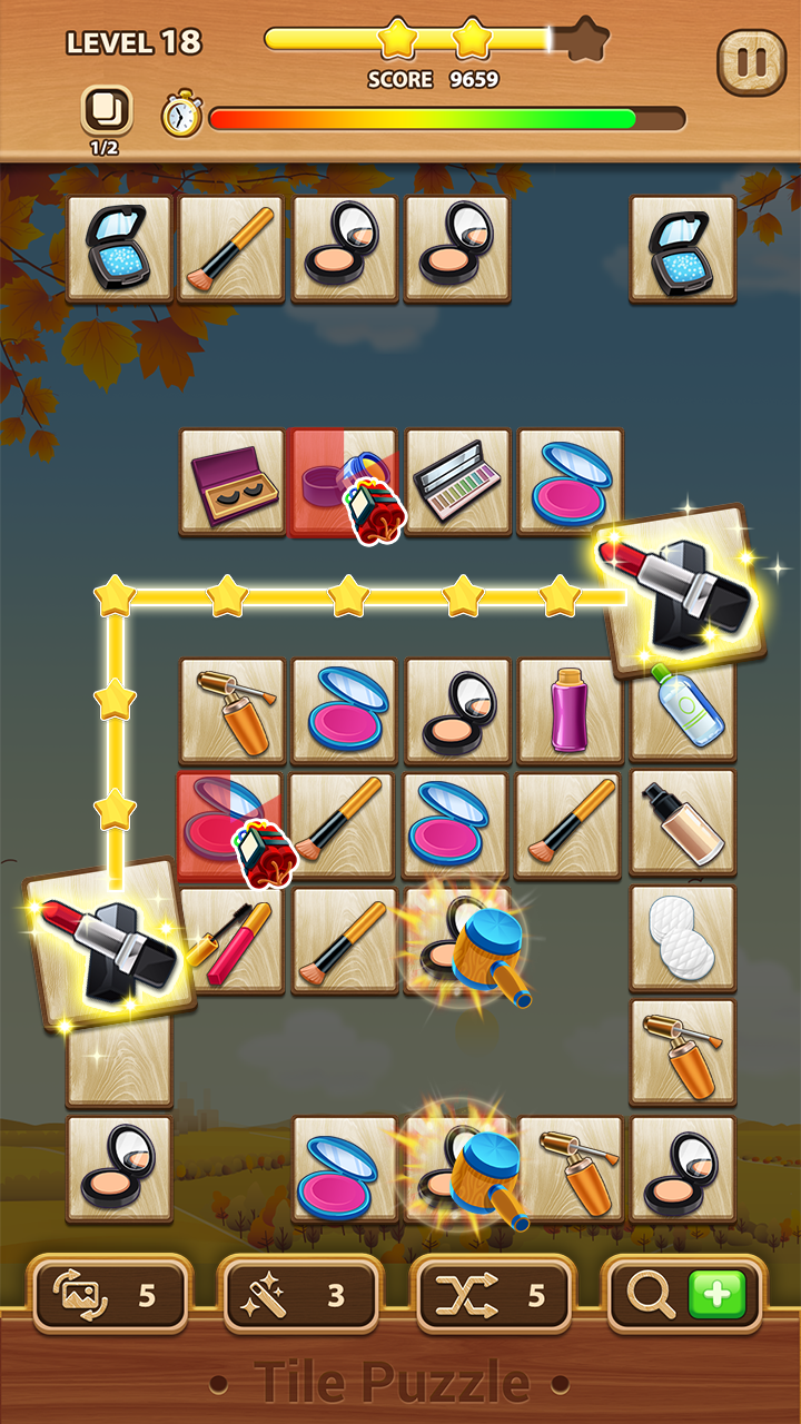 اسکرین شات 3 بازی Tile Puzzle - Connect animals